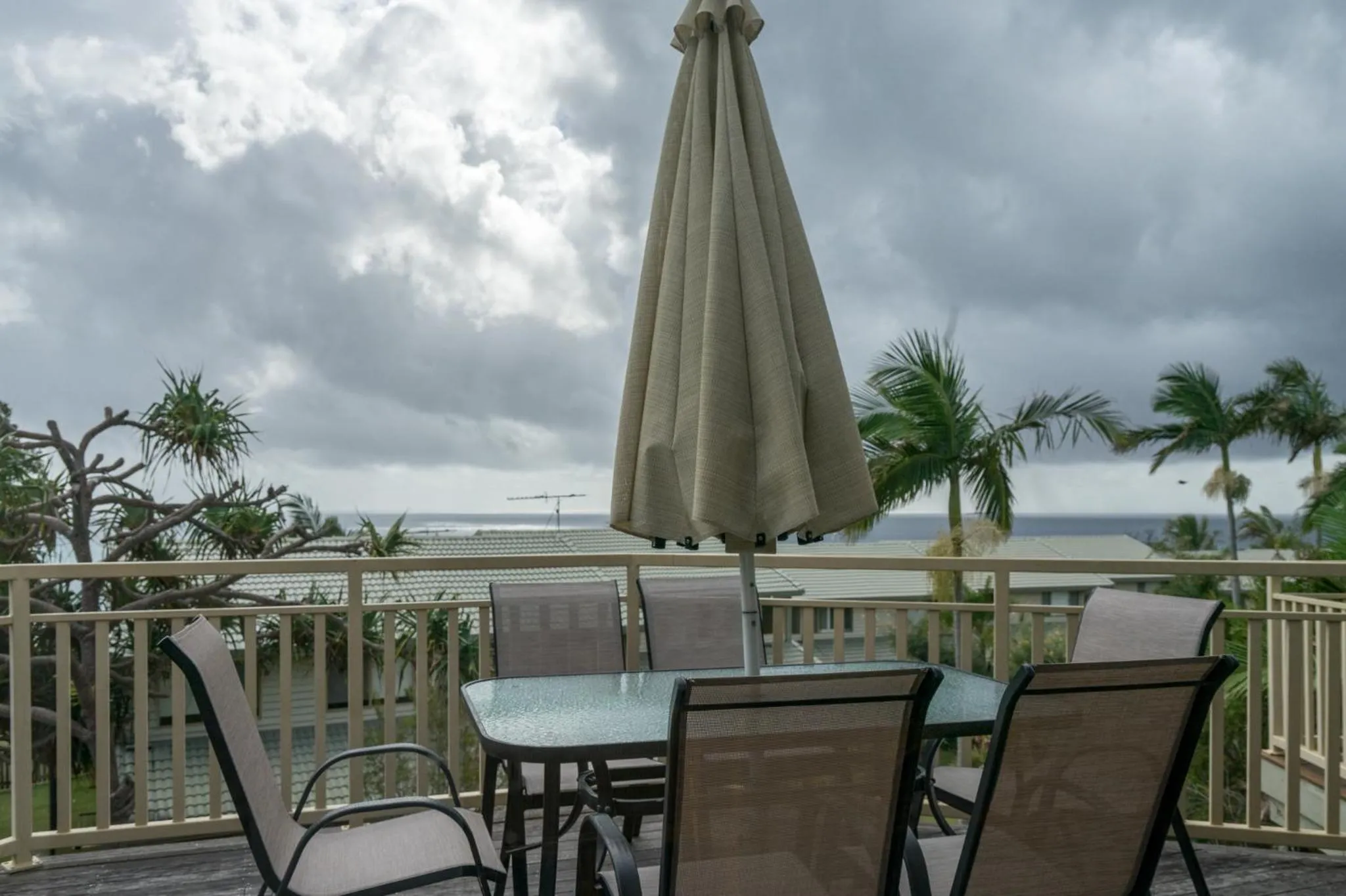Patio in Pandanus Palms Holiday Resort