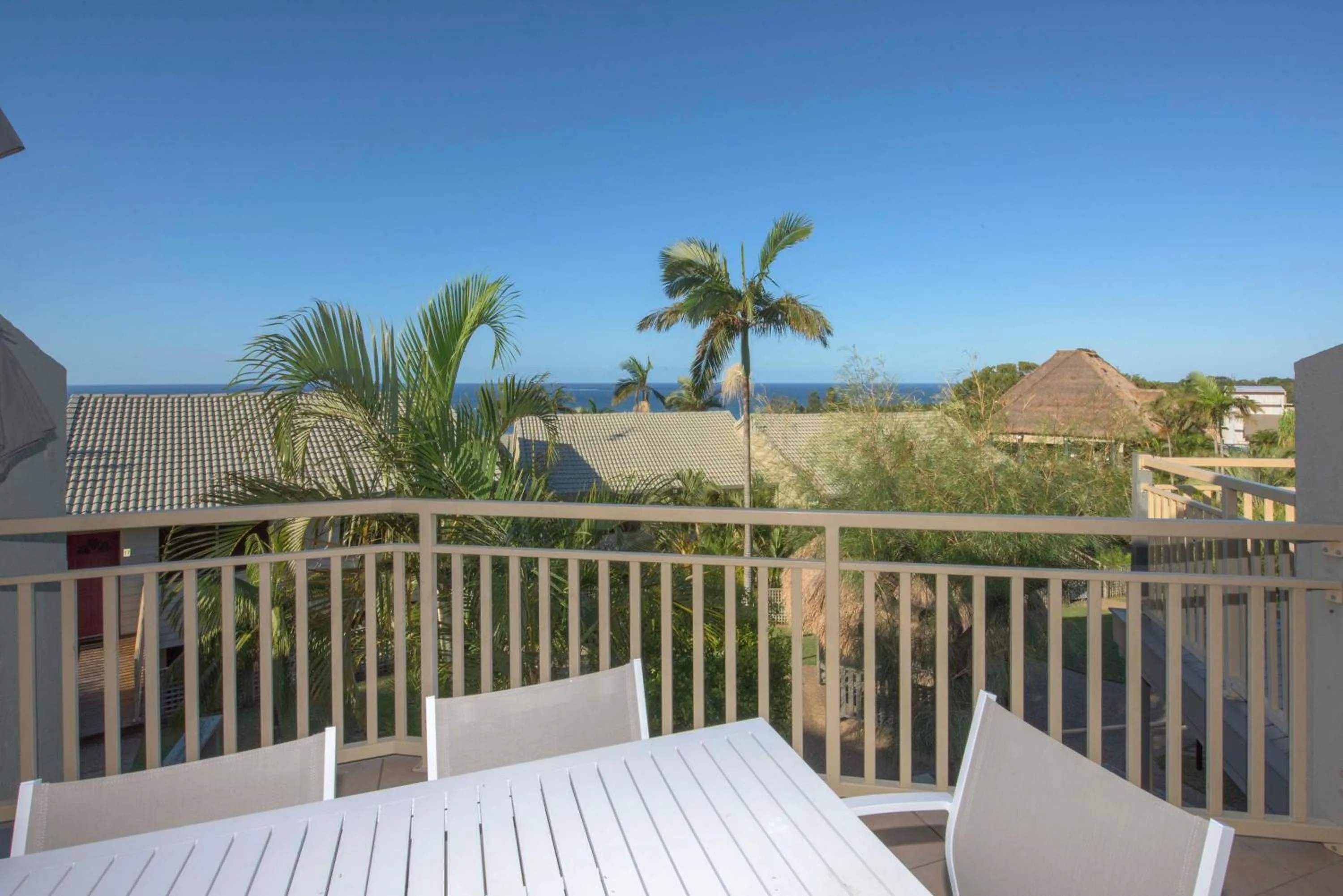 Patio in Pandanus Palms Holiday Resort