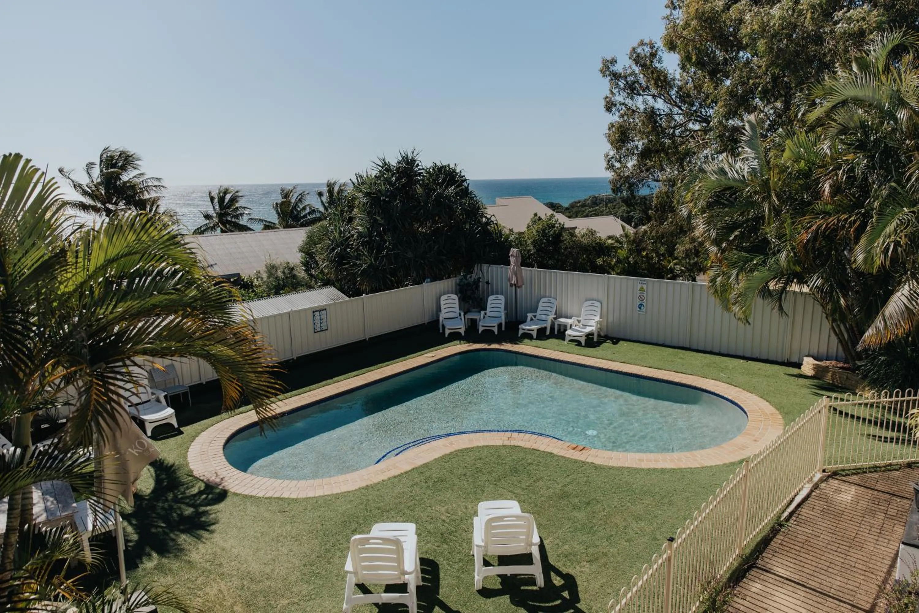 Swimming pool in Pandanus Palms Holiday Resort