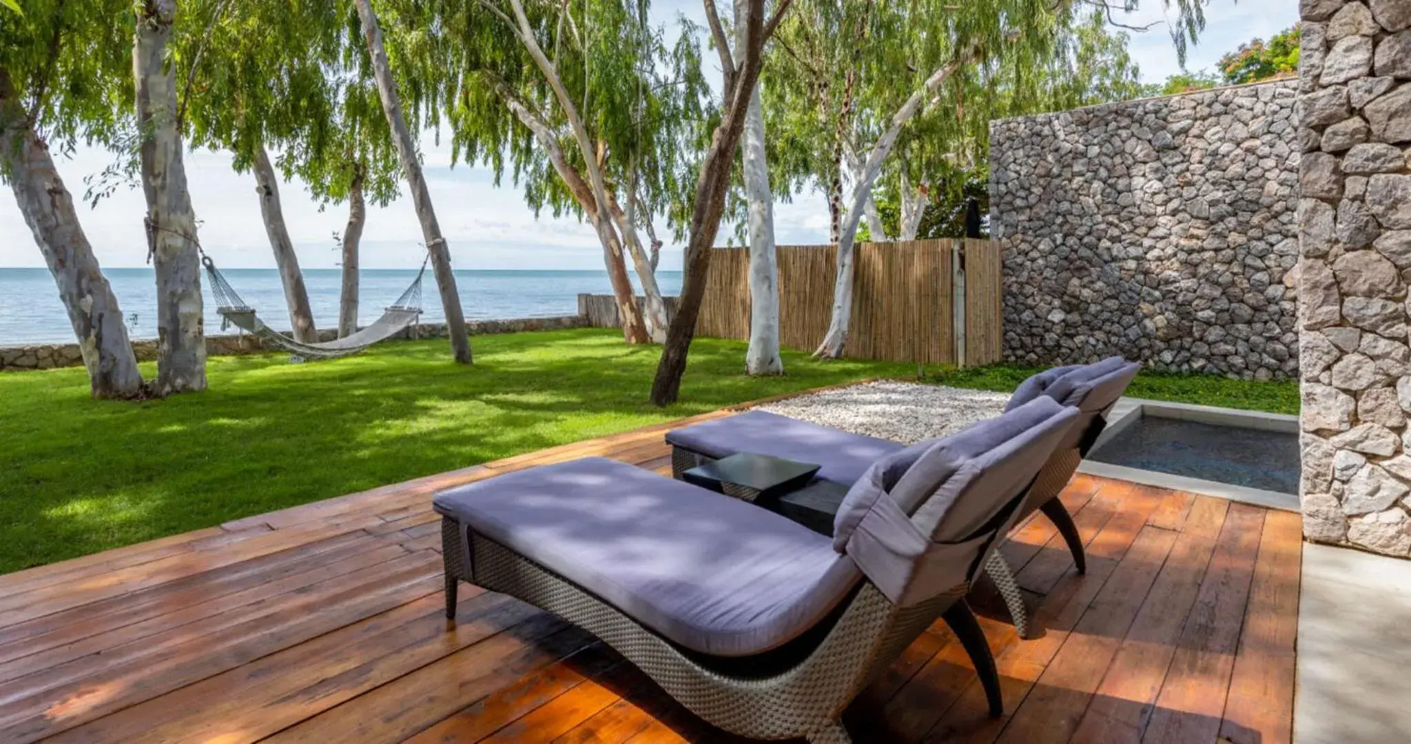 sunbed in Tolani Resort Kui Buri sunbed in Tolani Resort Kui Buri