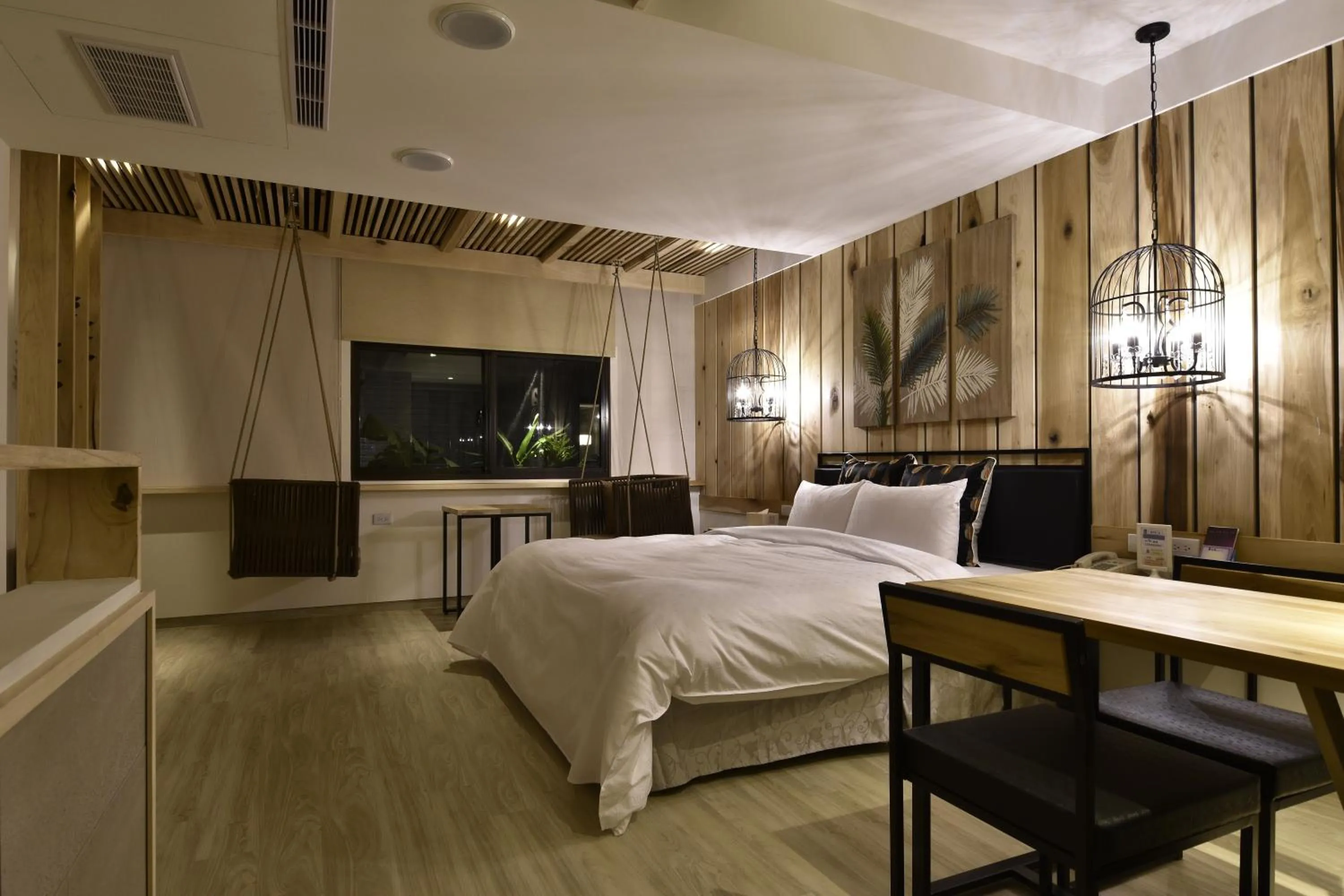 Bed in OUGE Motel Kaohsiung