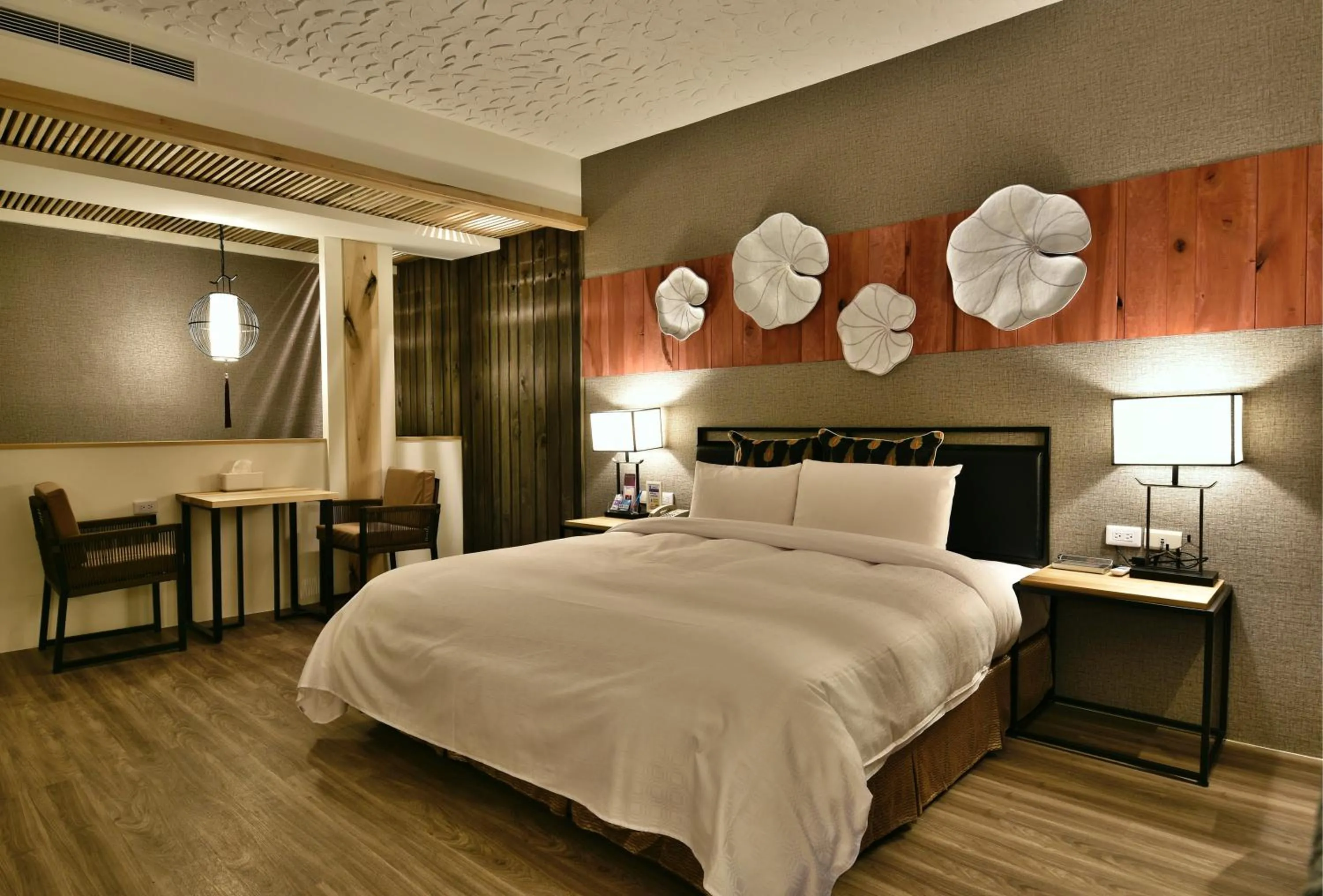 Bed in OUGE Motel Kaohsiung