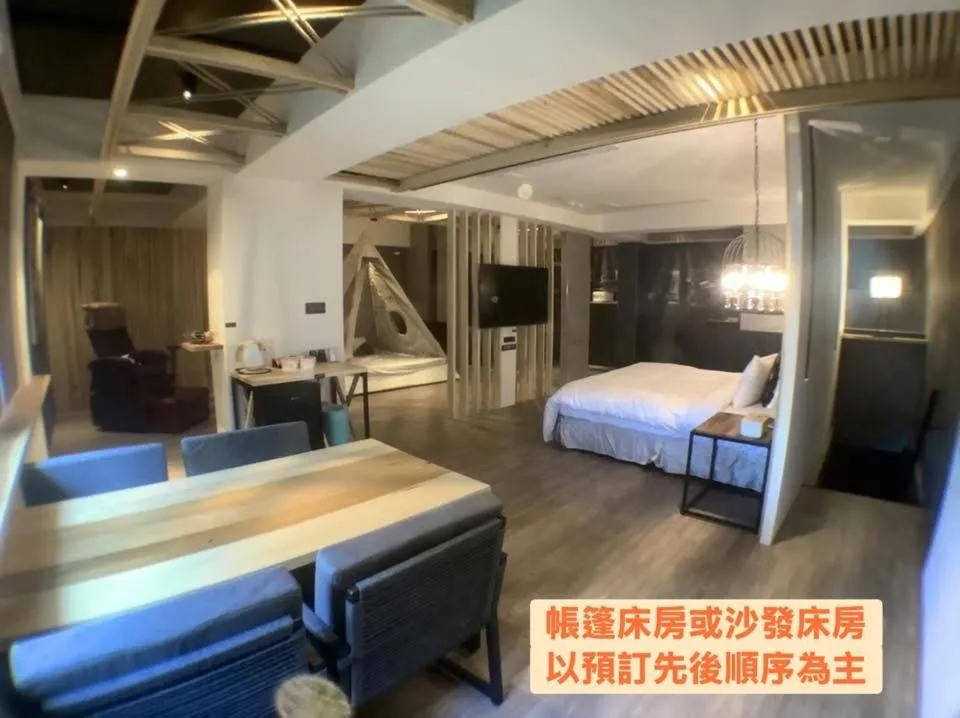 Bed in OUGE Motel Kaohsiung
