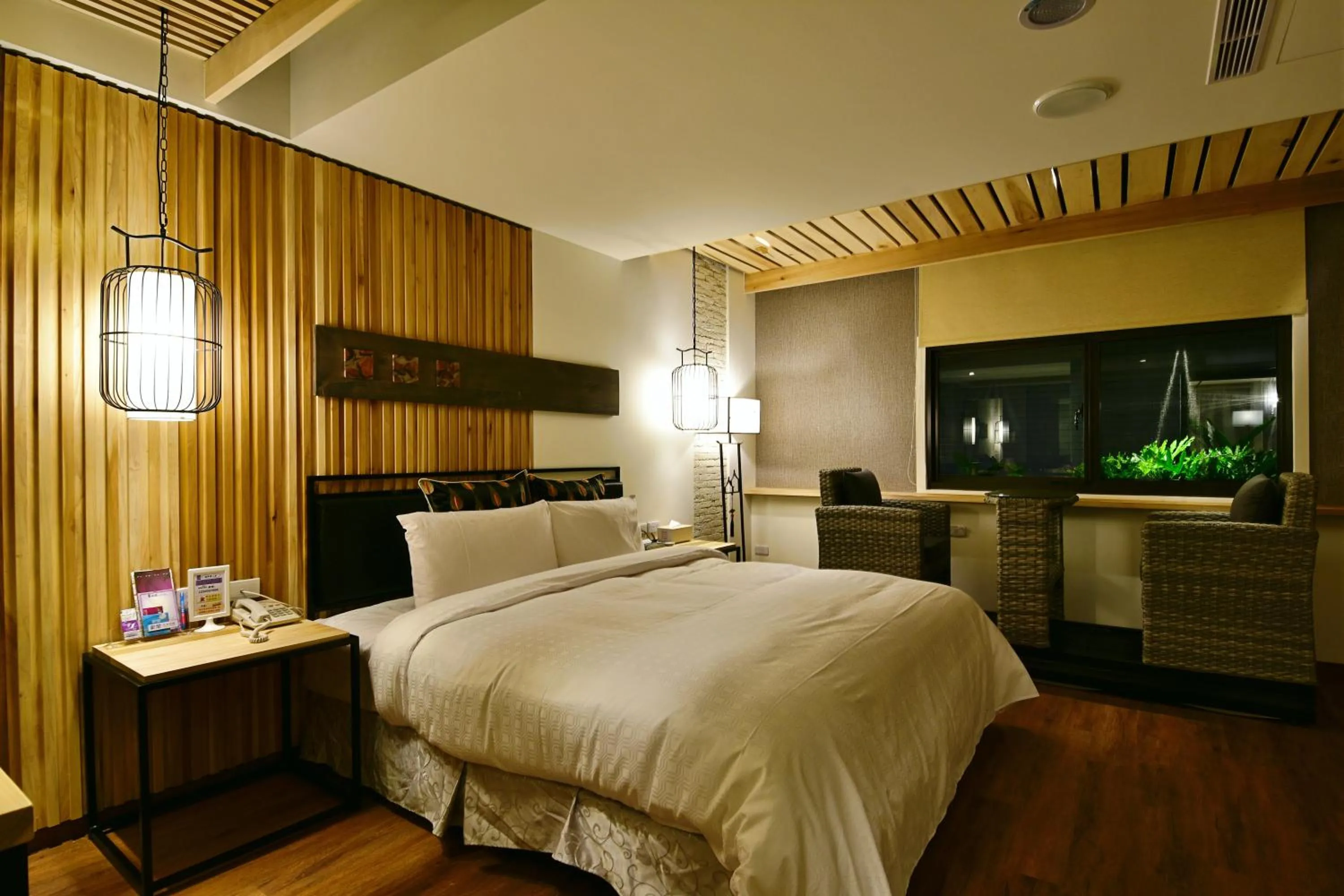 Bed in OUGE Motel Kaohsiung