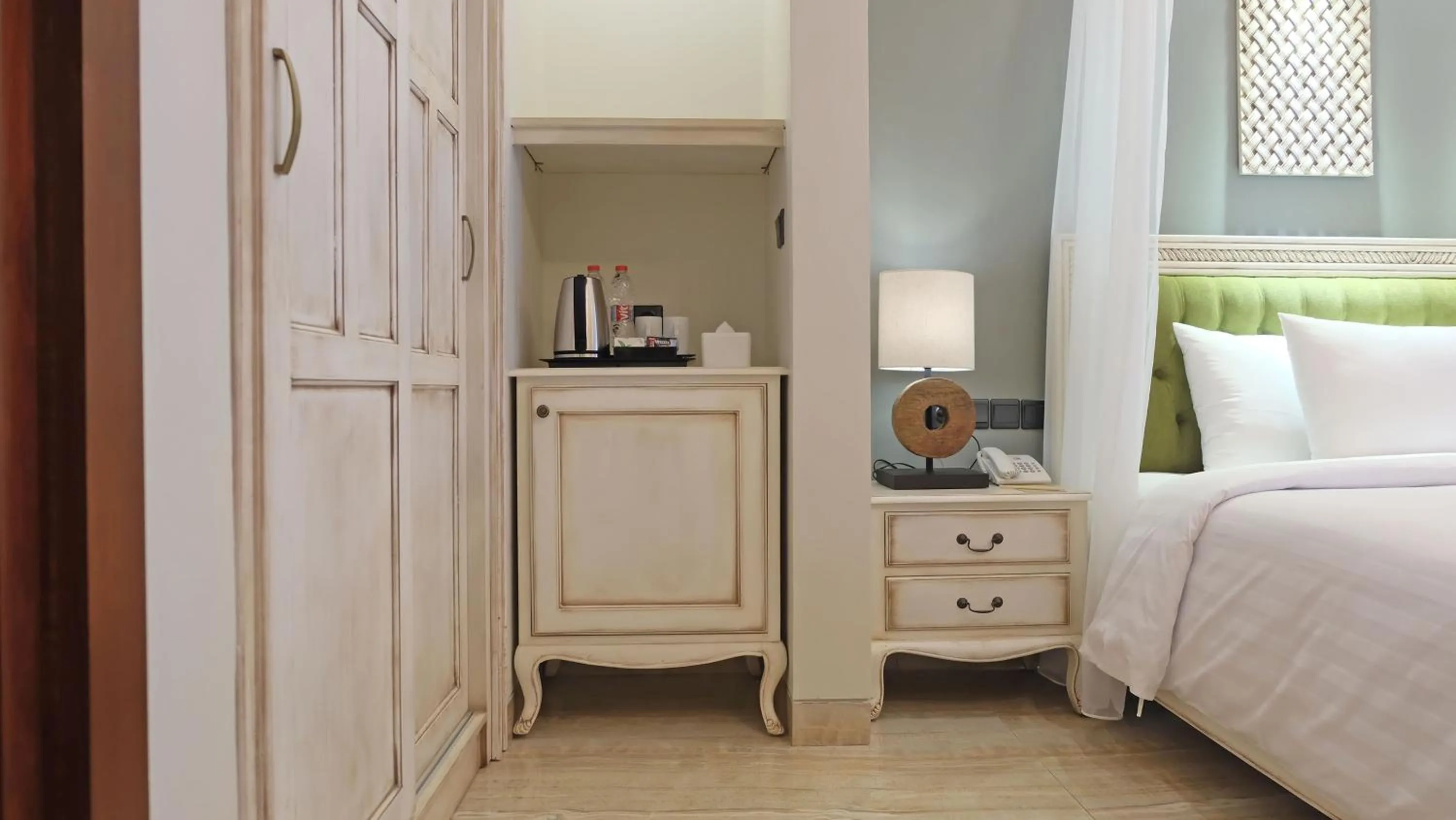 wardrobe, Bed in Sense Canggu Beach Hotel