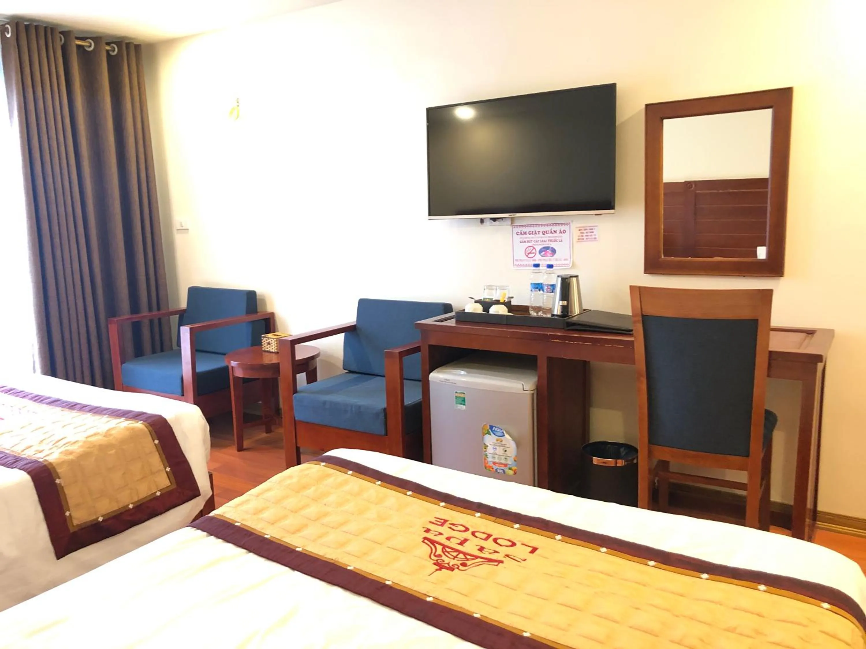 Bed in Sapa Lodge Hotel