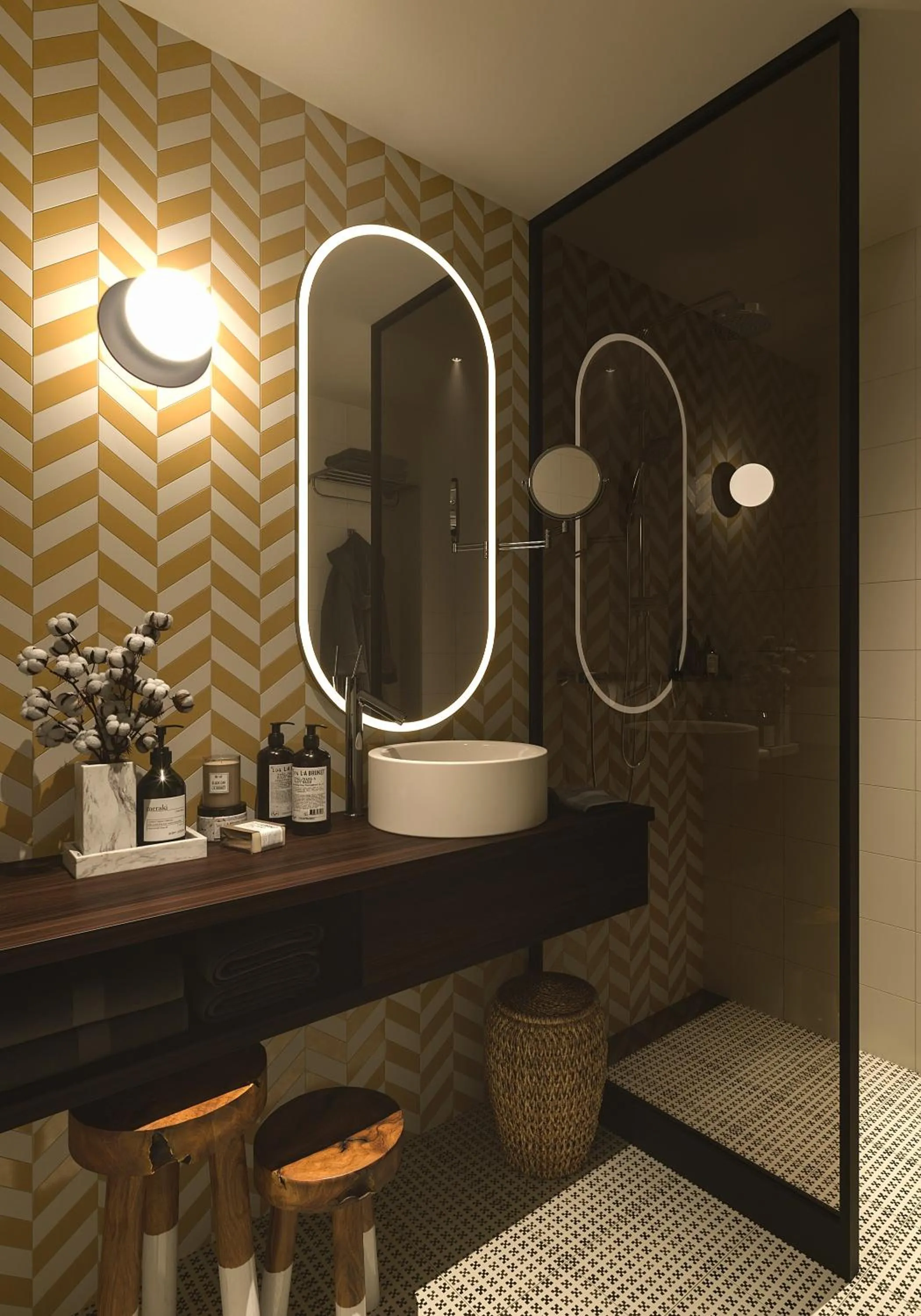 Bathroom in The Connaught, New Delhi- IHCL SeleQtions