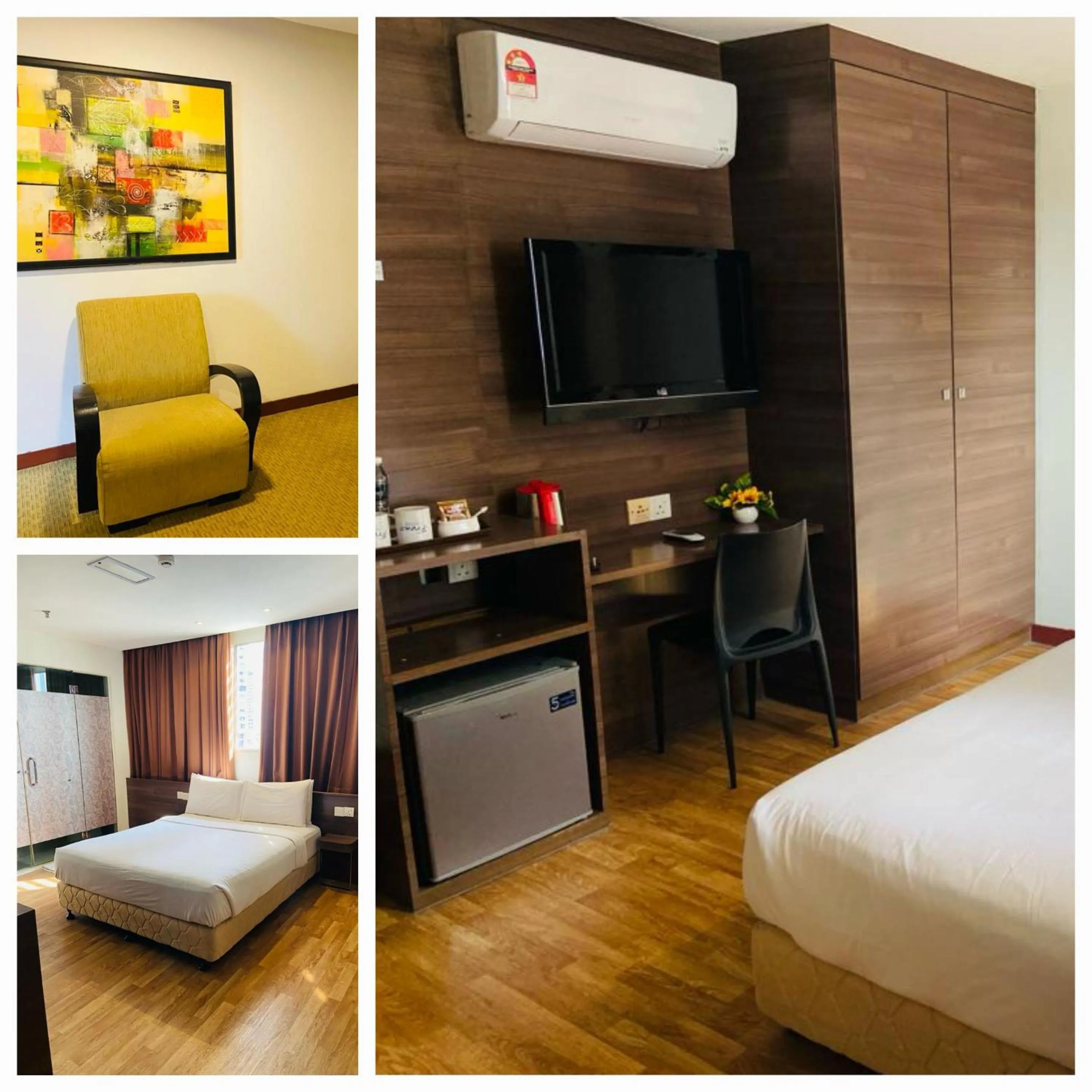 Bed in Frenz Hotel Kuala Lumpur