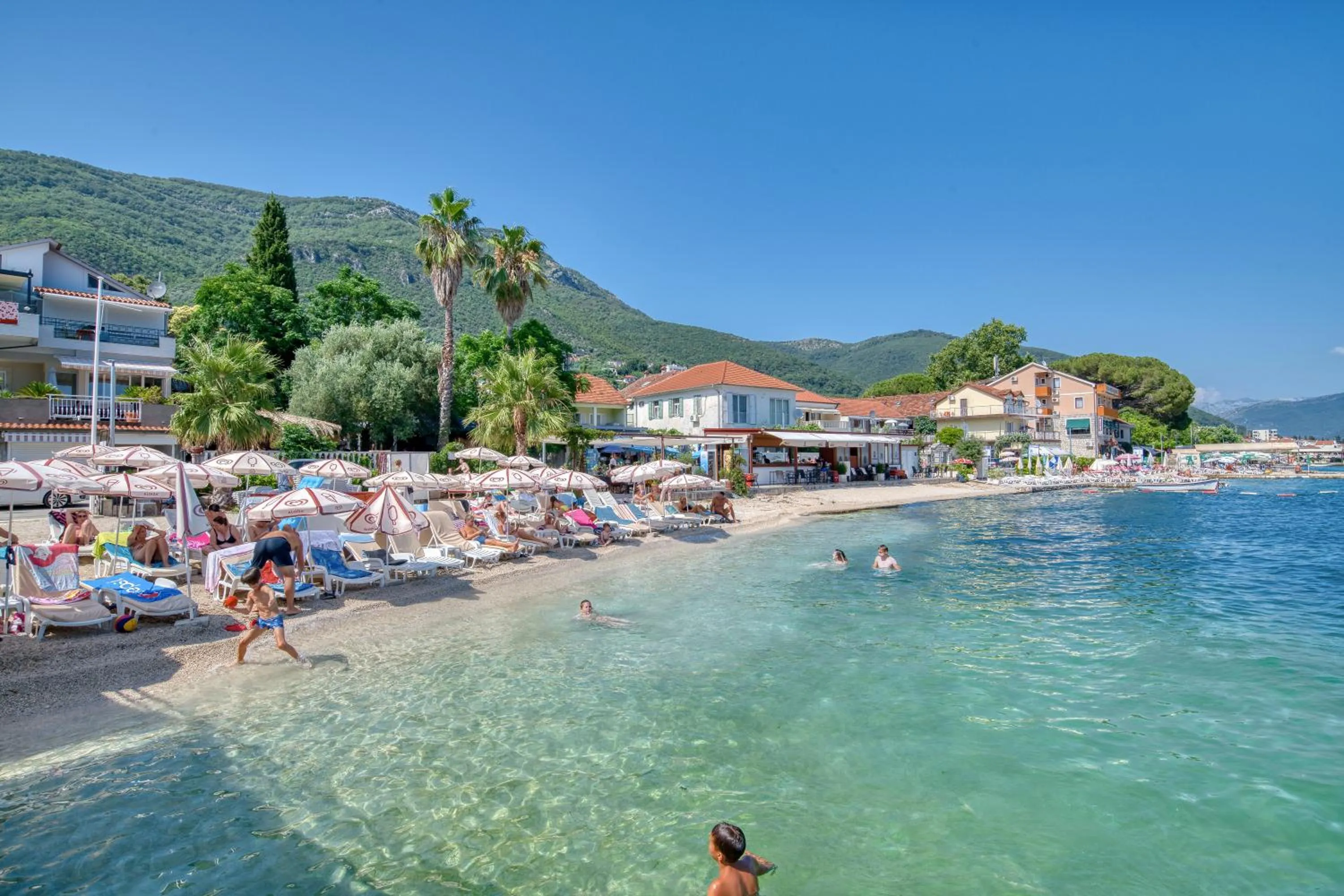 Beach in Garni Hotel Milica