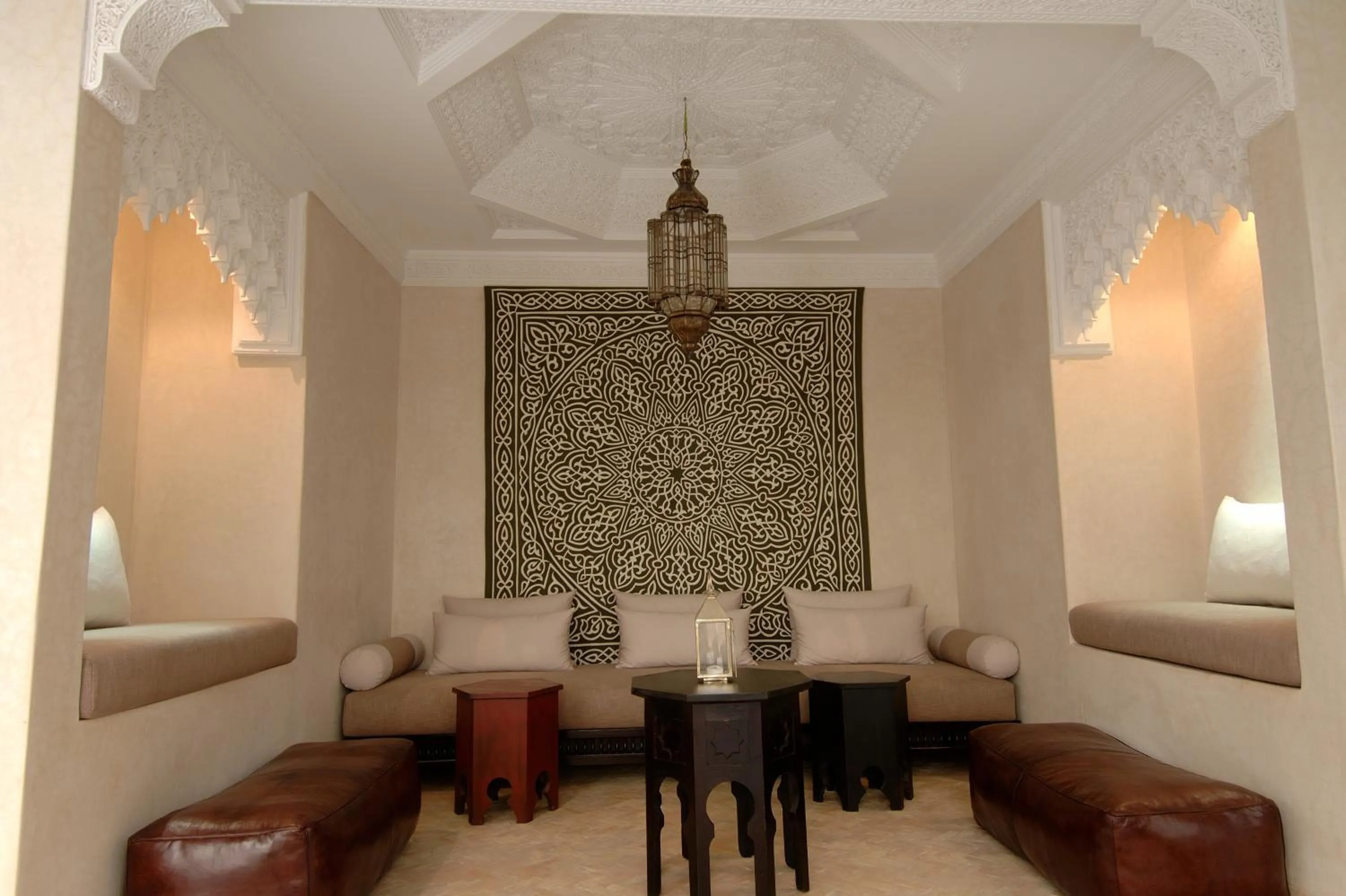 Living room in Le Riad Villa Blanche