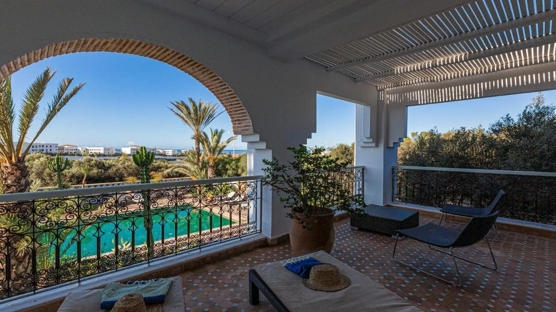Bedroom in Le Riad Villa Blanche