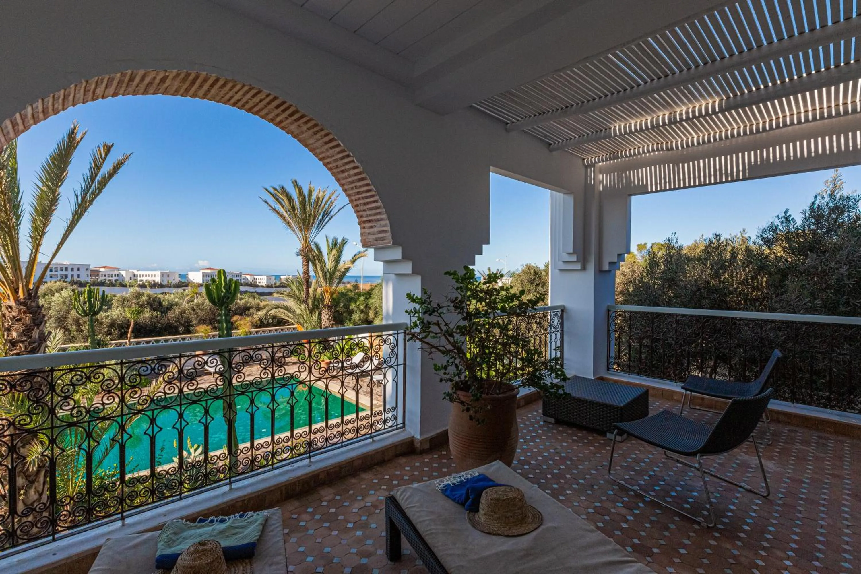 Sea view in Le Riad Villa Blanche