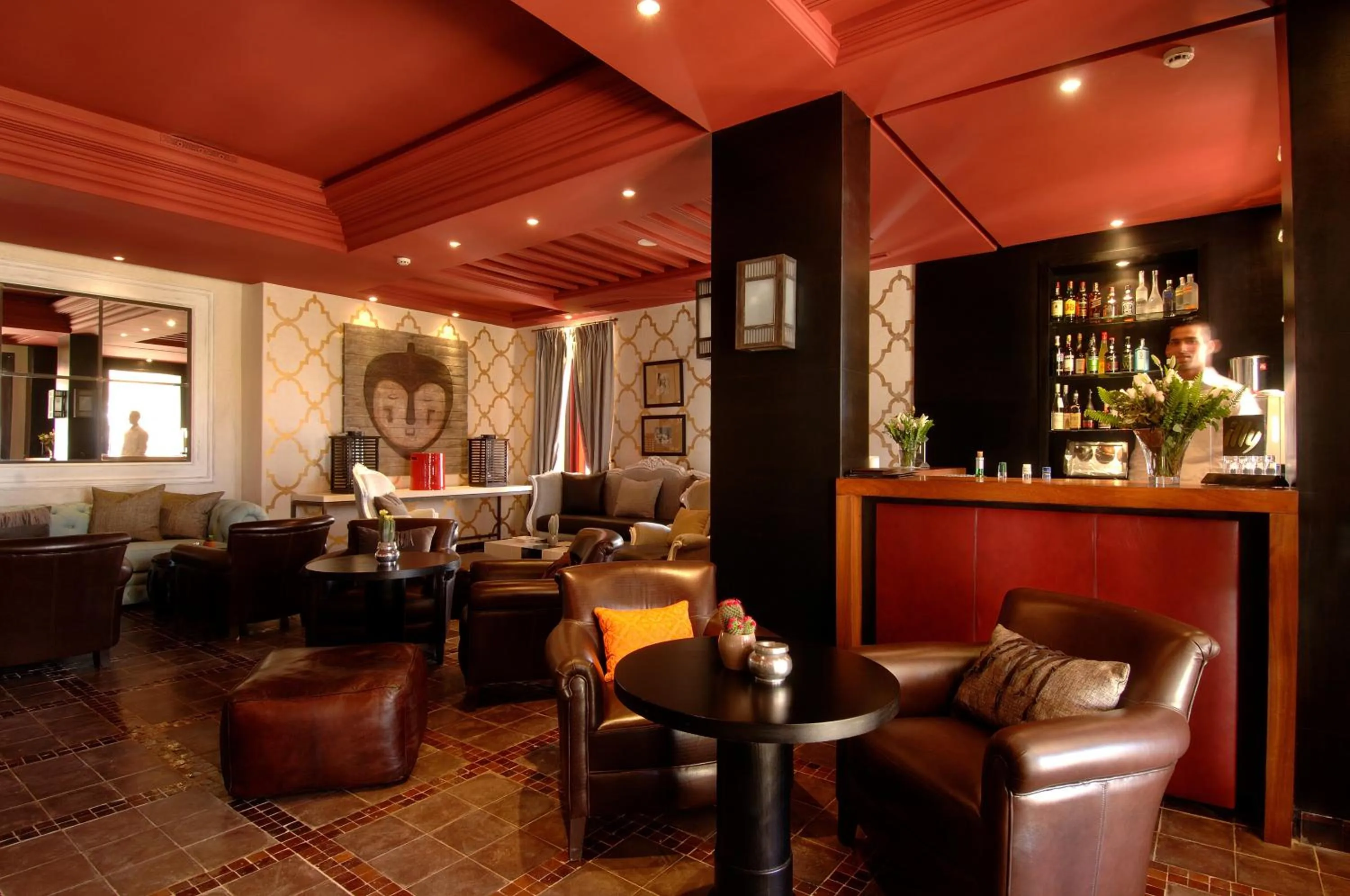 Lounge or bar in Le Riad Villa Blanche