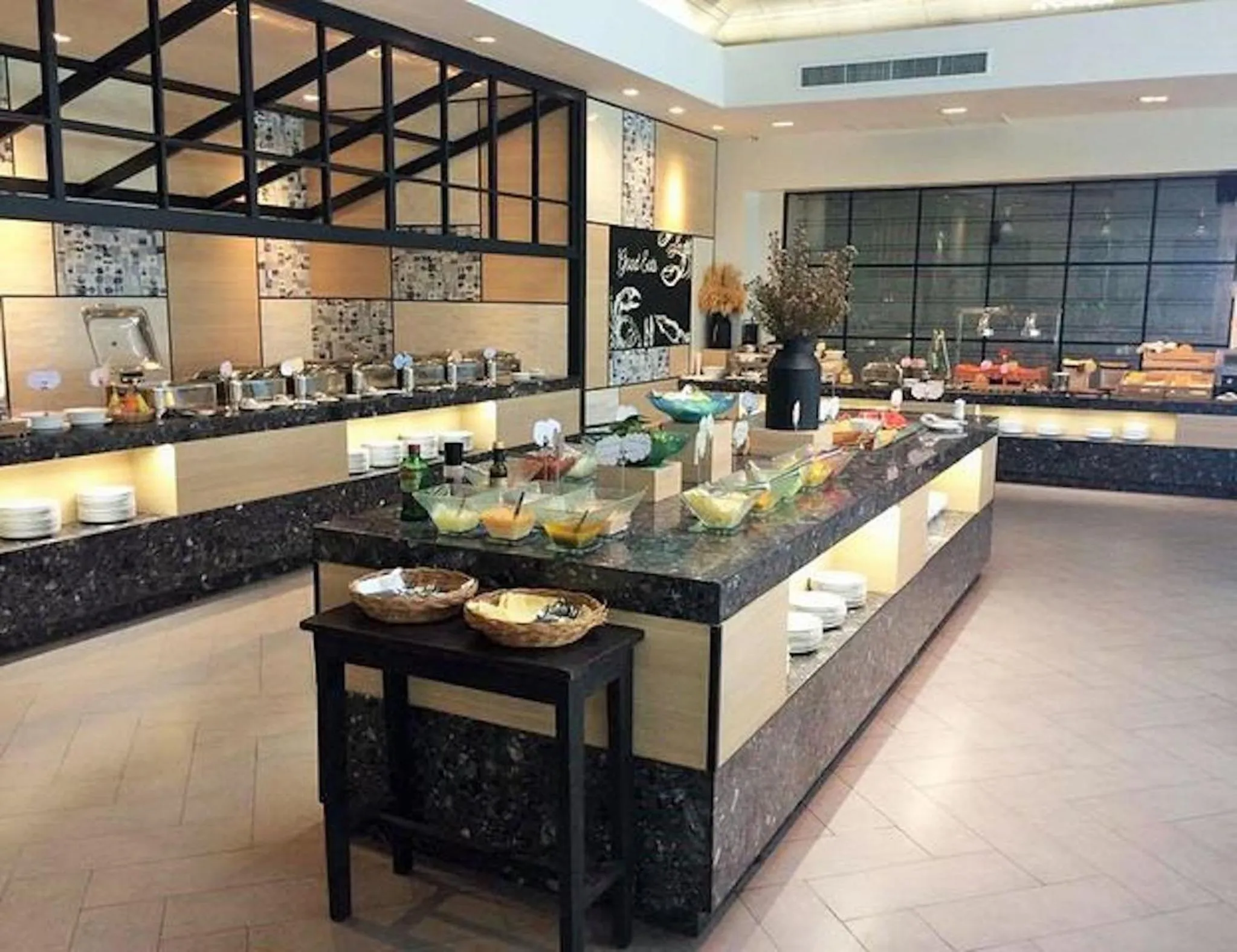 Buffet breakfast in Novotel Rayong Rim Pae Resort