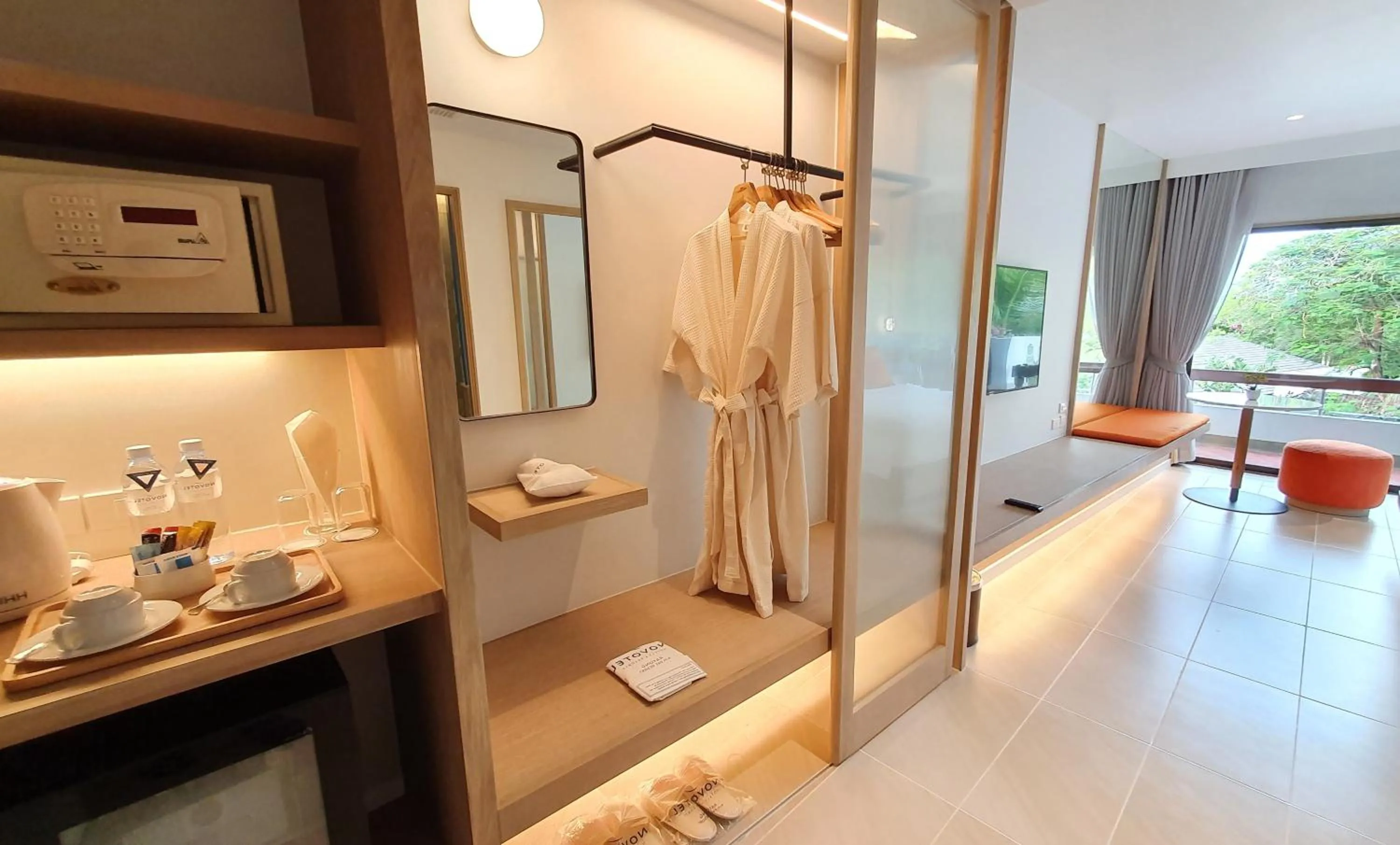 wardrobe in Novotel Rayong Rim Pae Resort