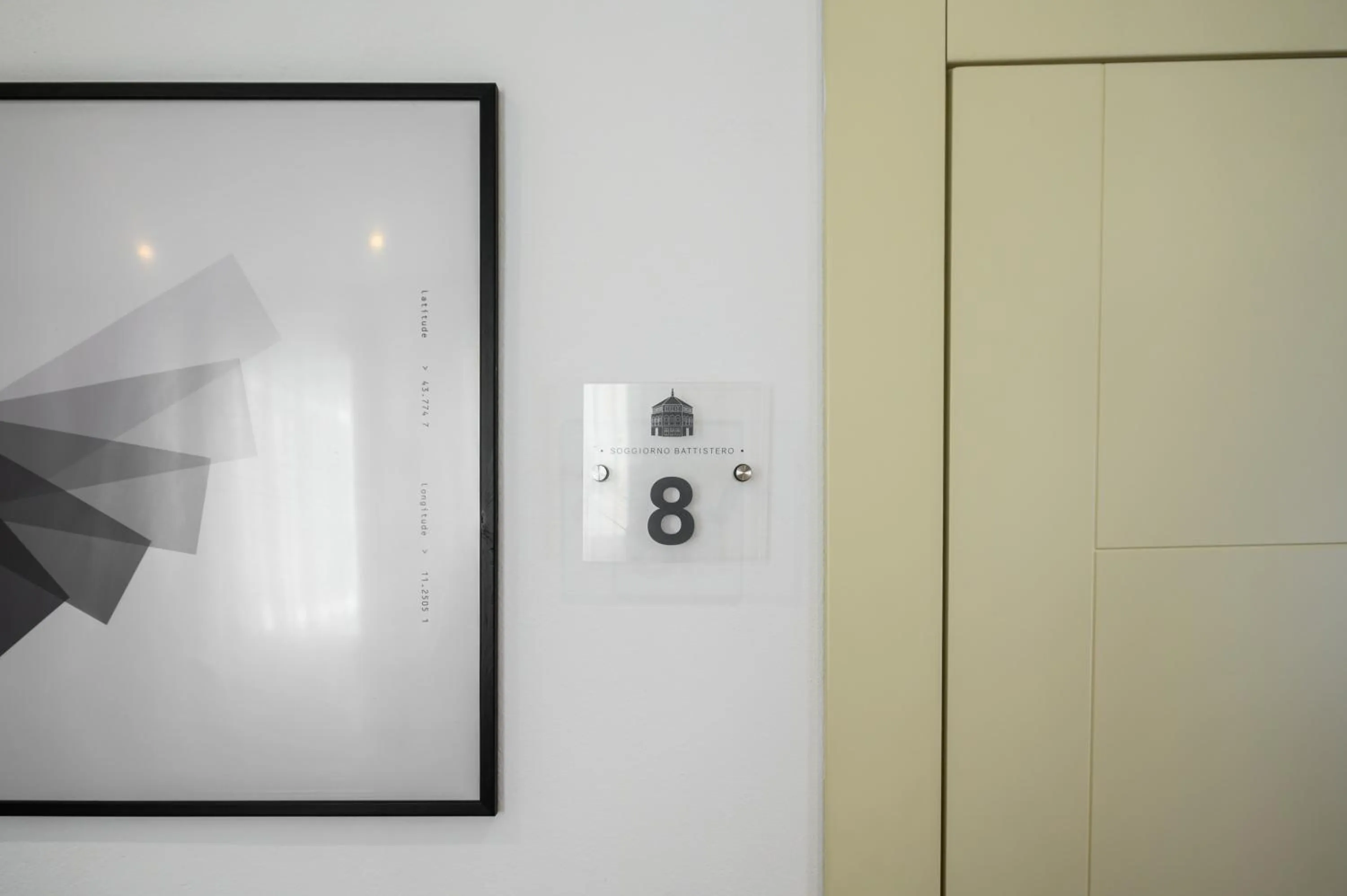 Decorative detail in B&B Soggiorno Battistero