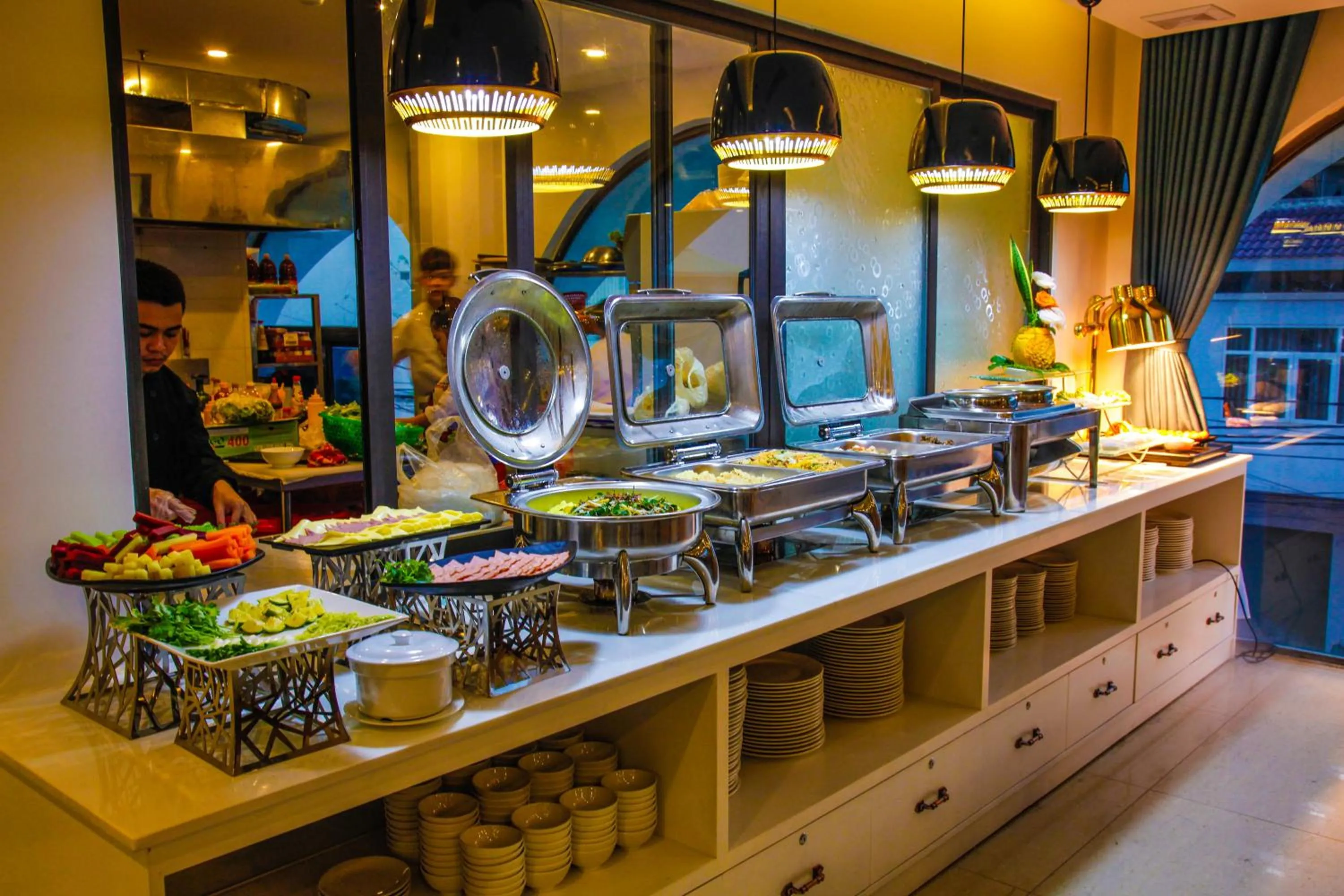 Dining area in Ritzy Boutique Hotel Da Nang Beach