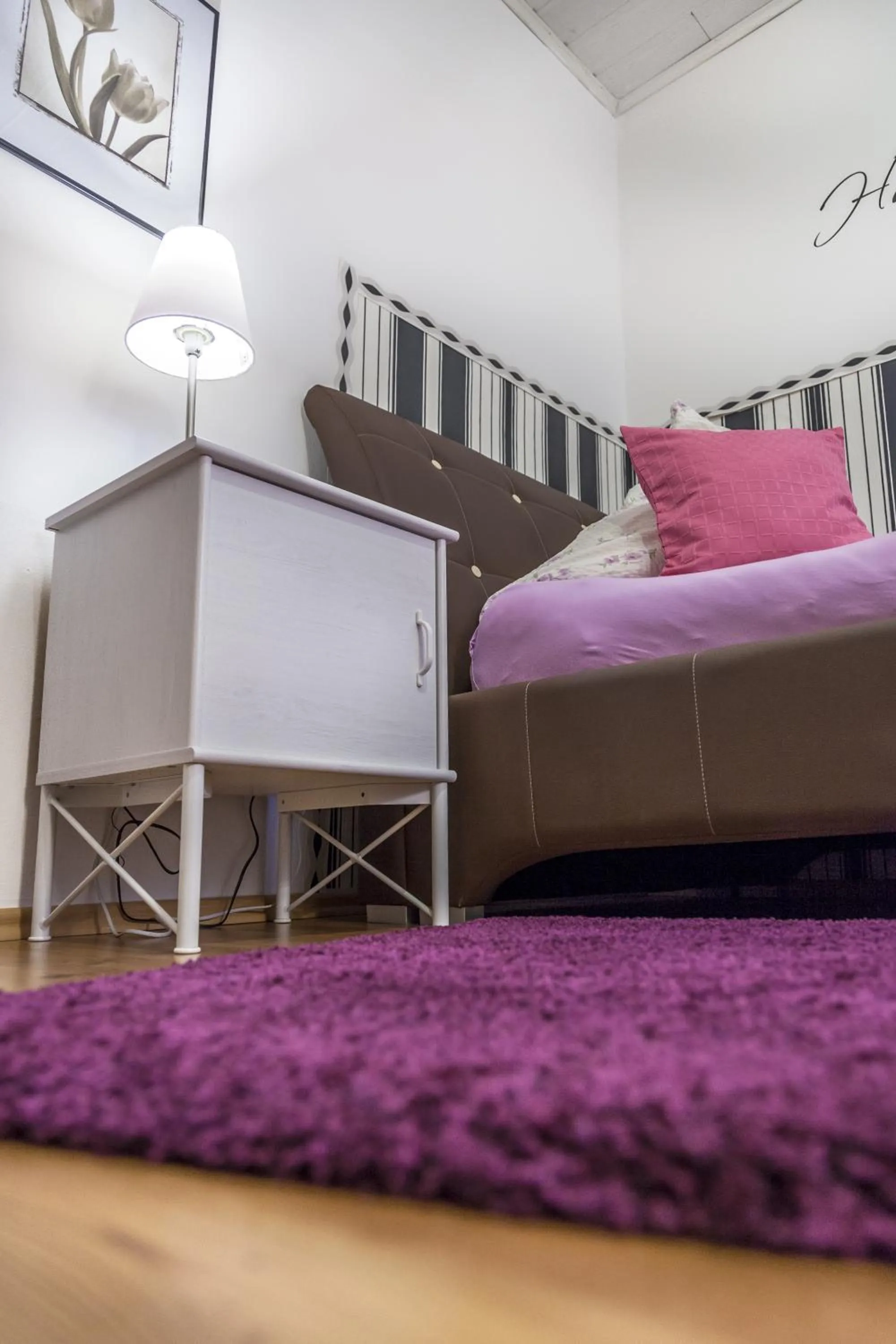 Decorative detail, Bed in Hotel-Gasthof Wilder Mann