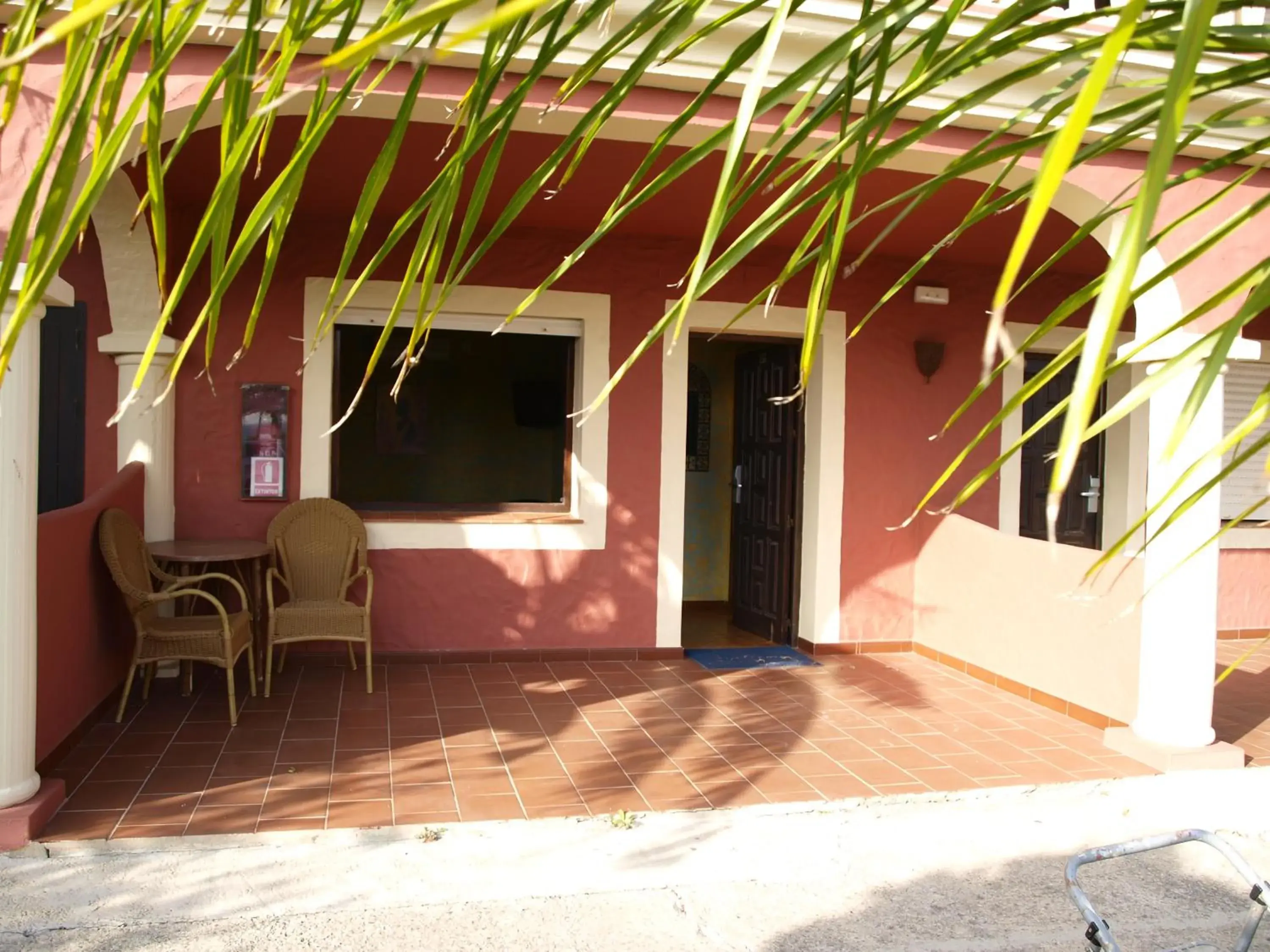 Facade/entrance in Hotel Copacabana Tarifa Beach Facade/entrance in Hotel Copacabana Tarifa Beach