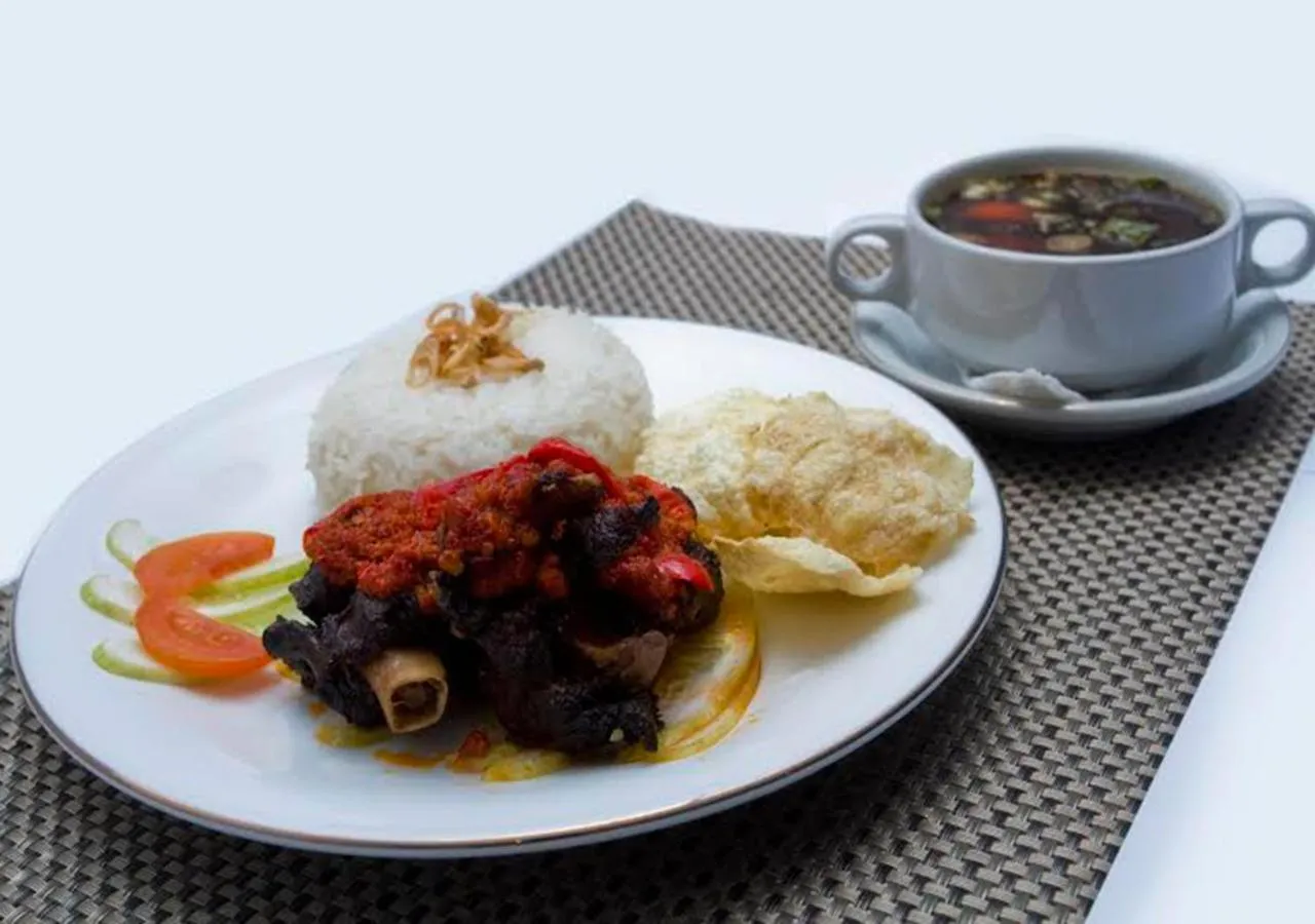 Food close-up in P Hotel