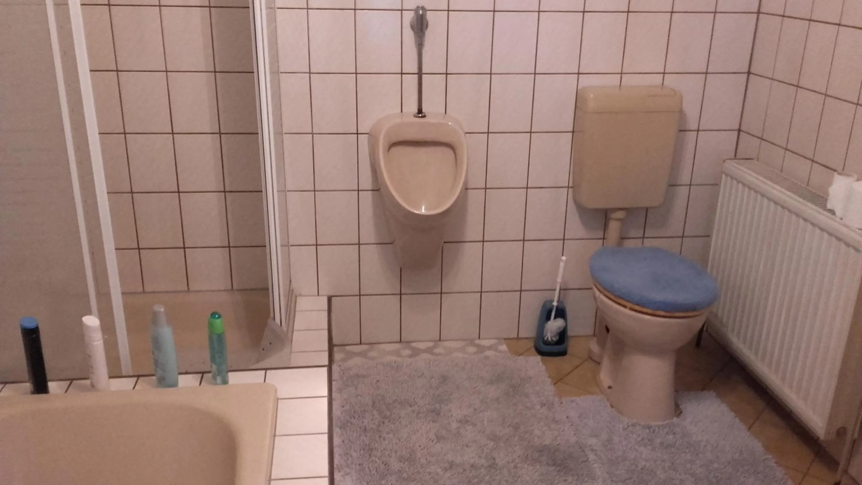 Bathroom in Restaurant Pension Lubusch Gahro