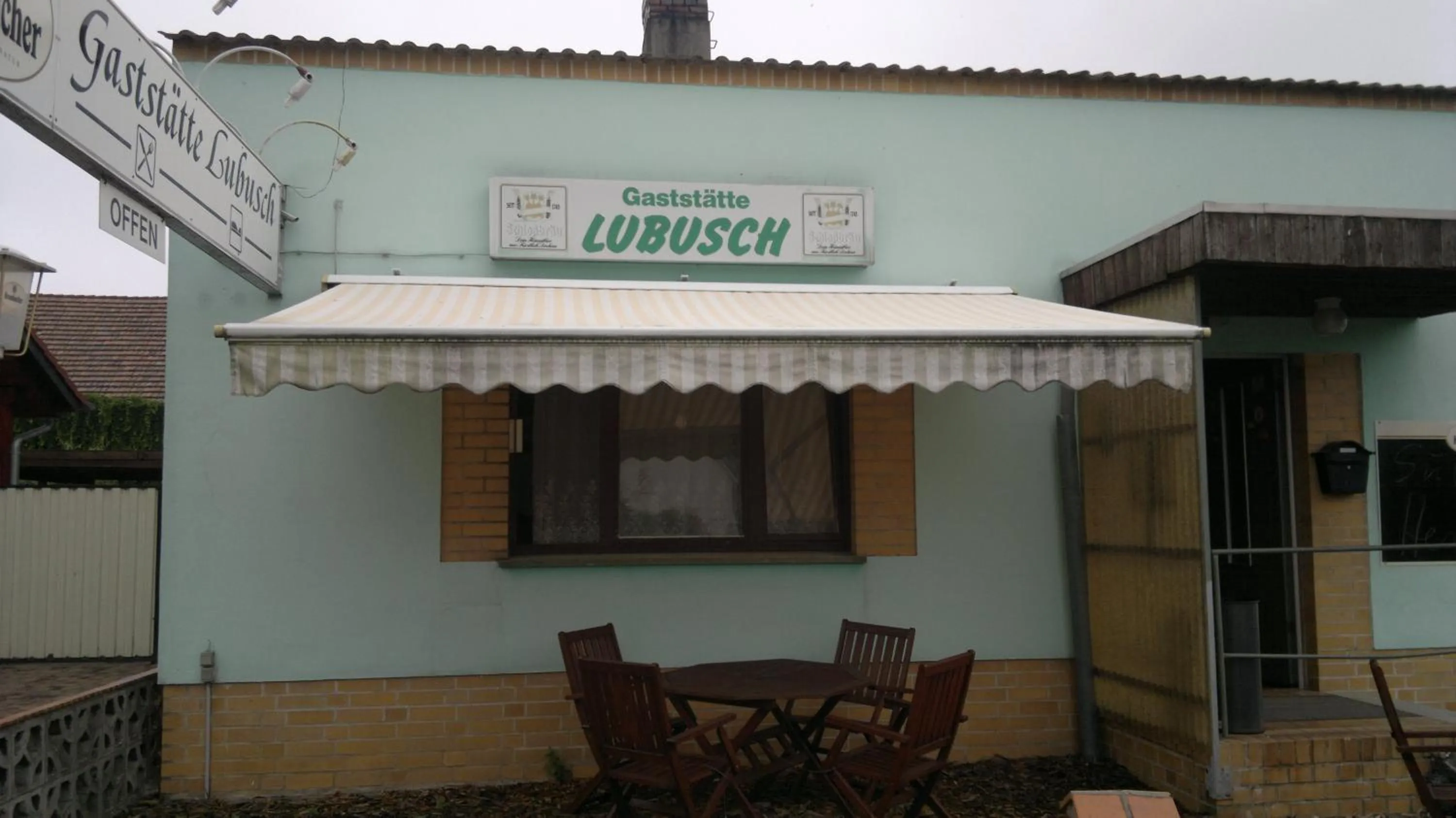 Facade/entrance in Restaurant Pension Lubusch Gahro