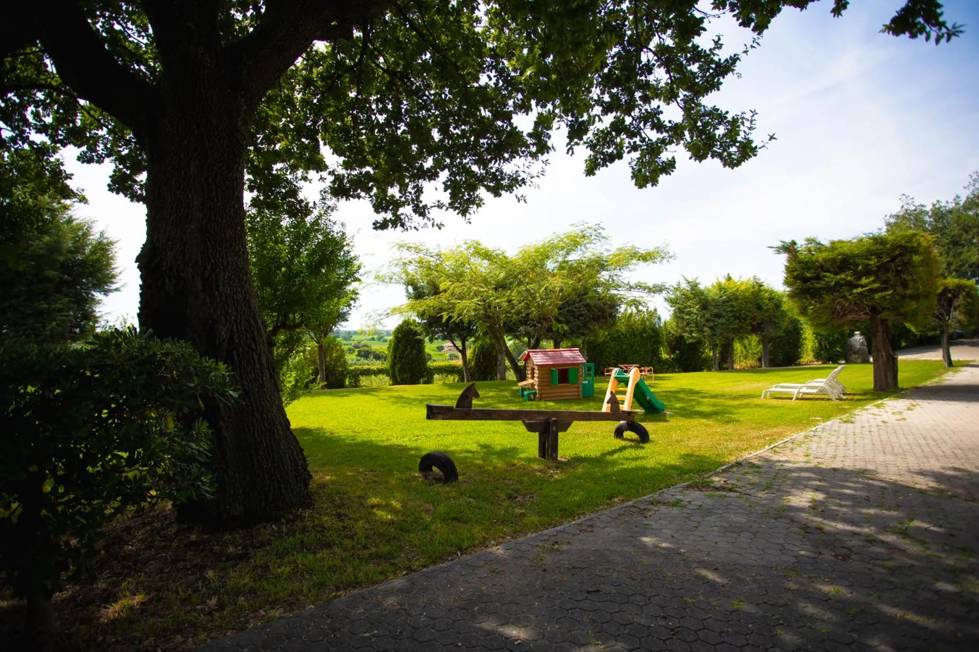Children play ground in Residenza Giancesare Family Apartments
