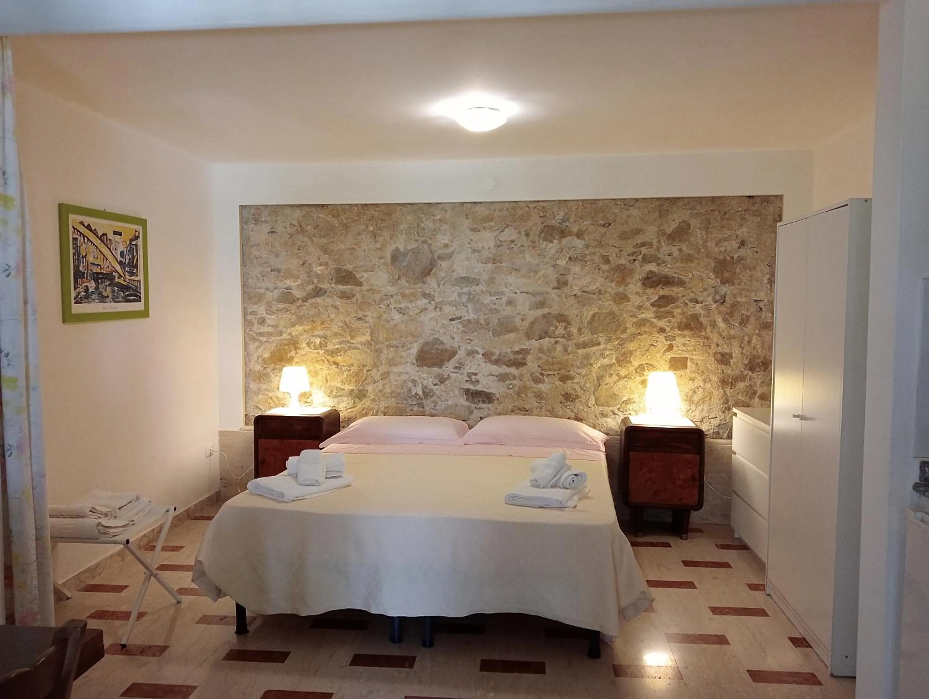 Bedroom, Bed in Residenza Giancesare Family Apartments