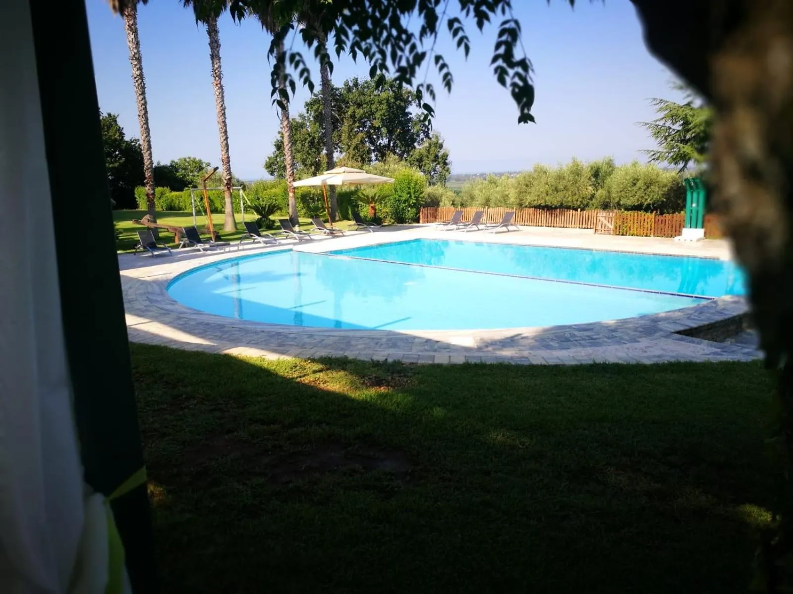 Swimming pool in Residenza Giancesare Family Apartments