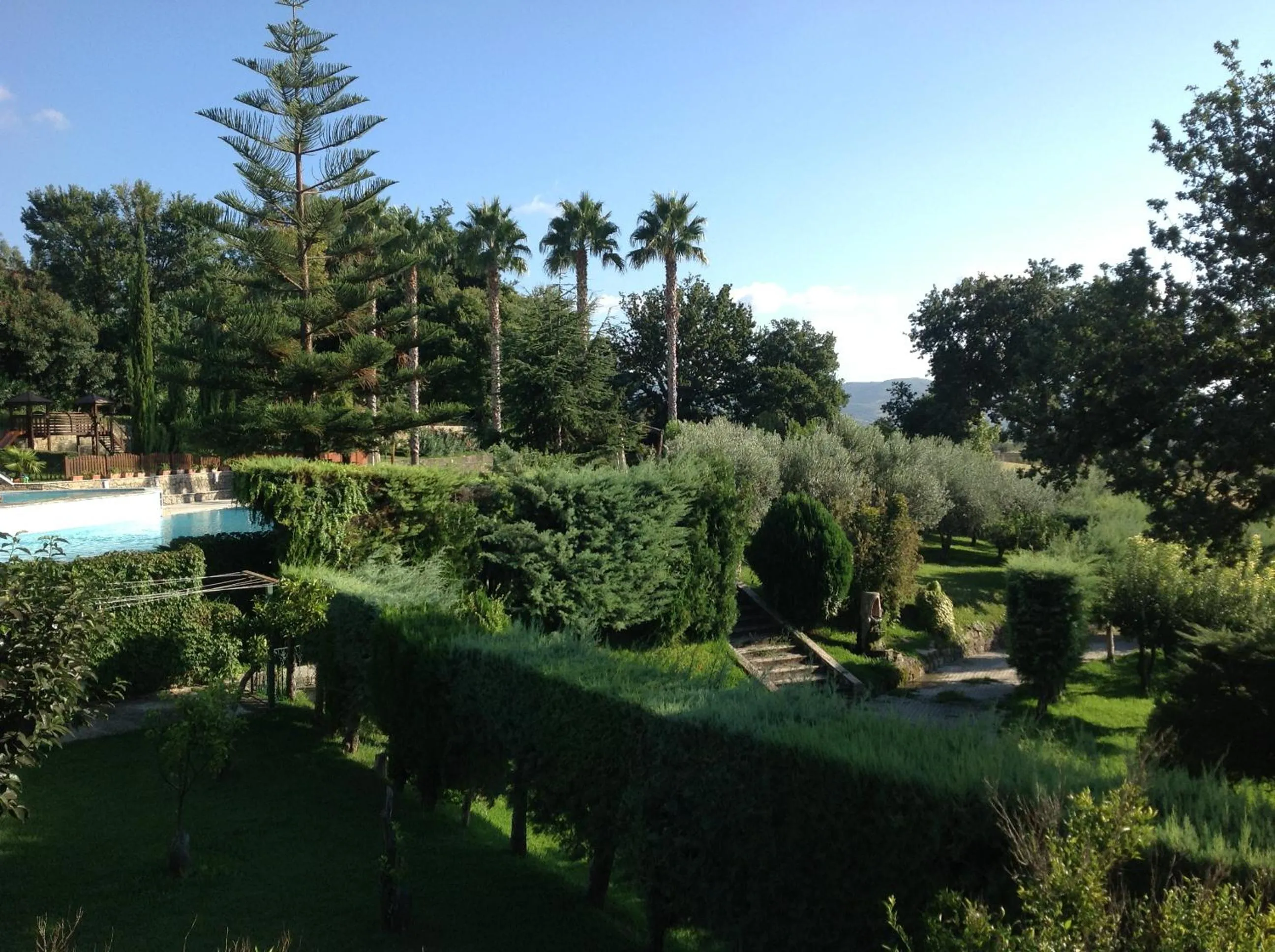Garden in Residenza Giancesare Family Apartments