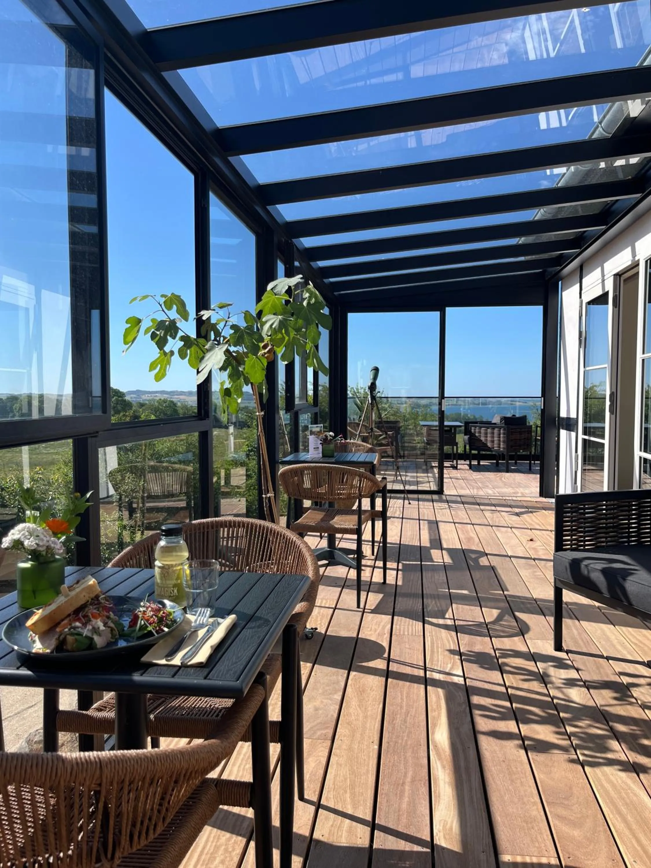 Balcony/Terrace in Danhostel Rønde