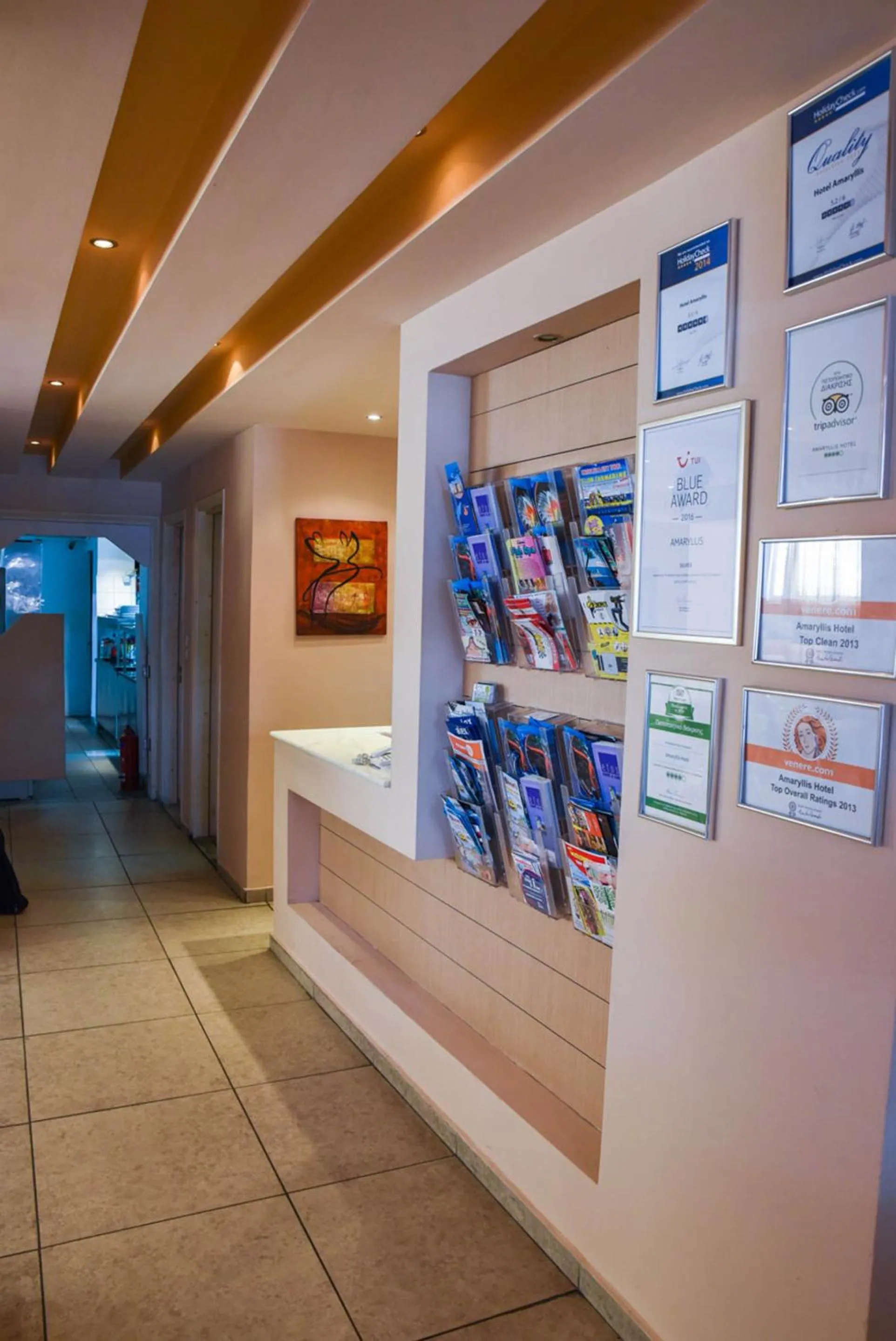 Lobby or reception in Amaryllis Hotel