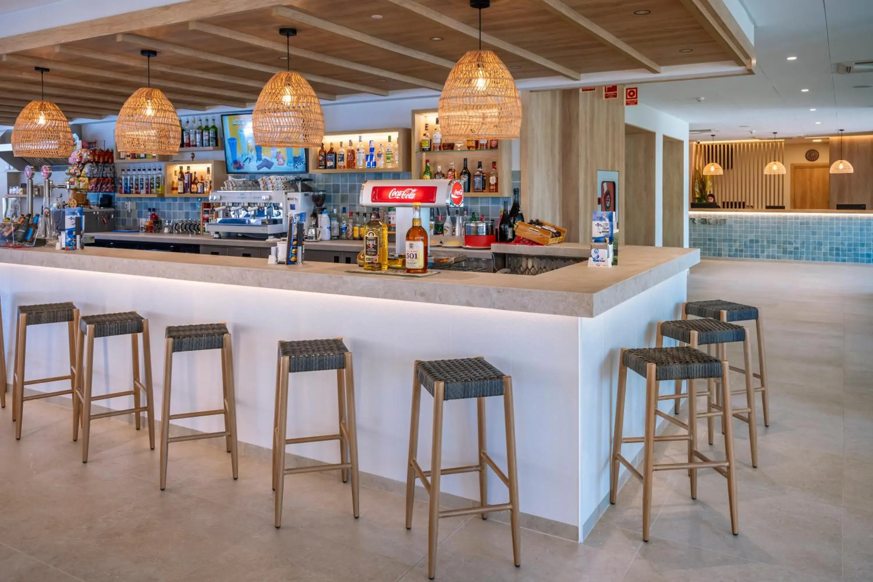 Lounge or bar in Hotel Mar Blau Lounge or bar in Hotel Mar Blau
