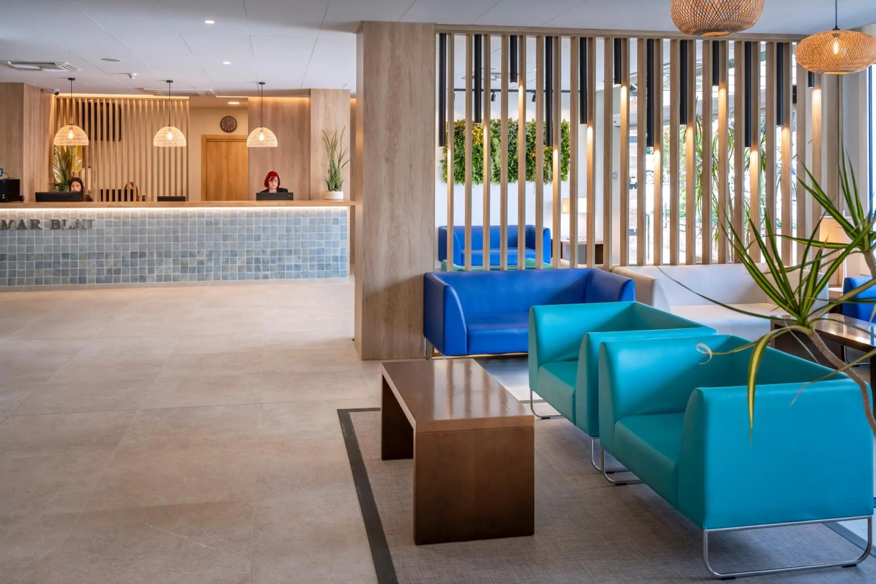 Living room in Hotel Mar Blau