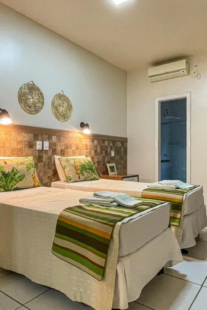 Bed in Hotel Pousada do Buriti