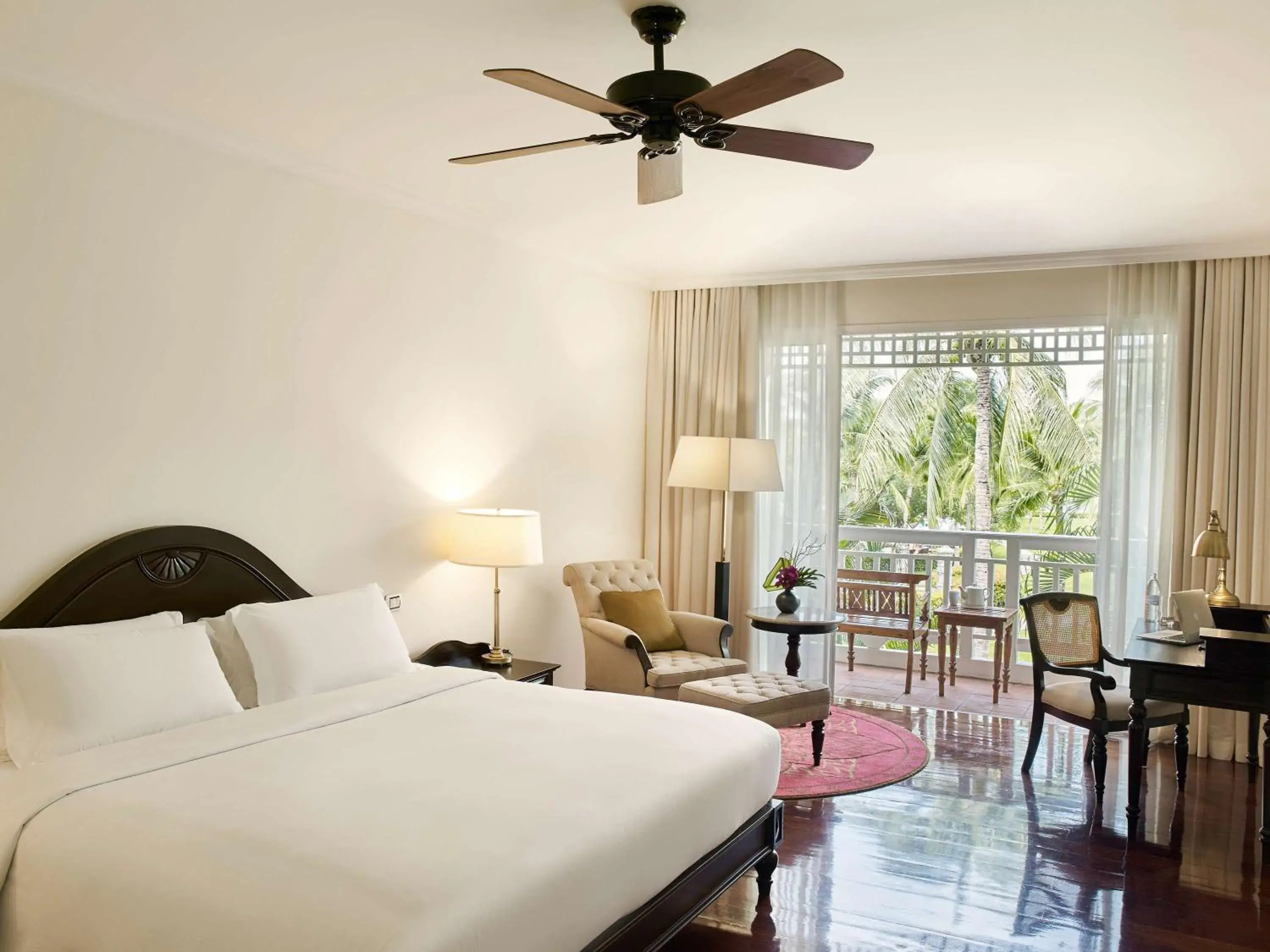 Balcony/Terrace, Bed in Sofitel Krabi Phokeethra Golf and Spa Resort Balcony/Terrace, Bed in Sofitel Krabi Phokeethra Golf and Spa Resort