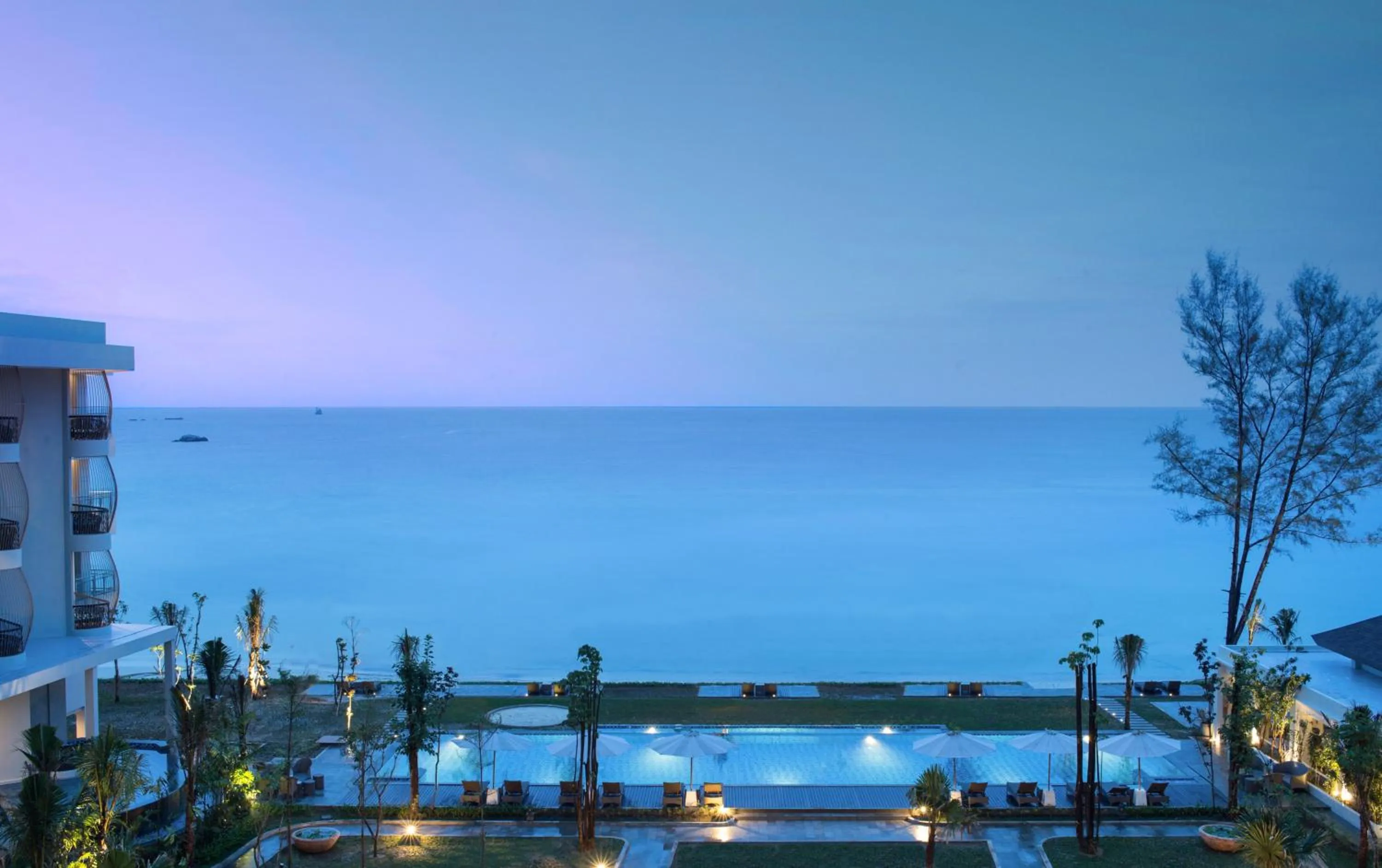 Sea view in Hotel Santika Premiere Beach Resort Belitung