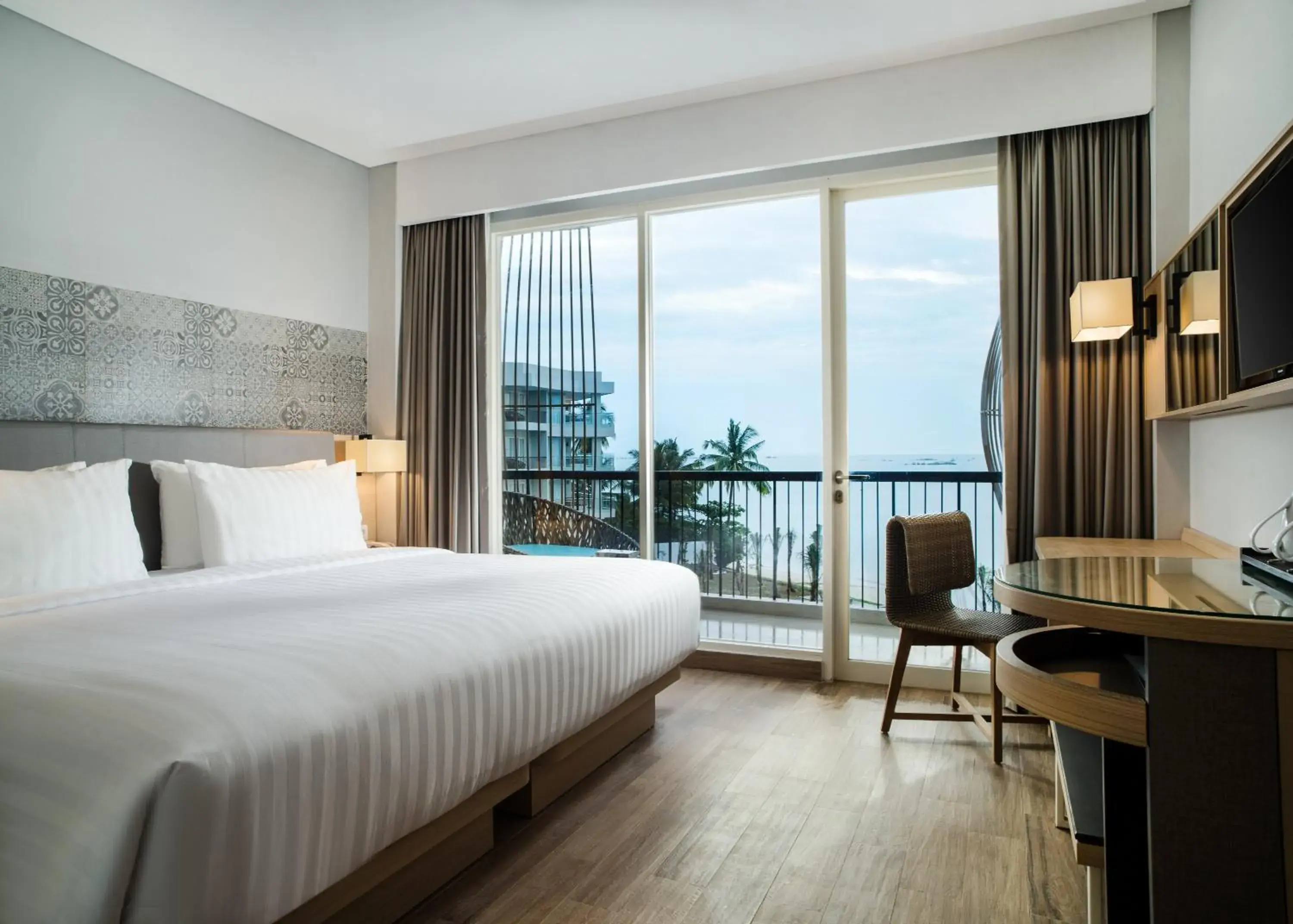 Photo of the whole room, Bed in Hotel Santika Premiere Beach Resort Belitung Photo of the whole room, Bed in Hotel Santika Premiere Beach Resort Belitung