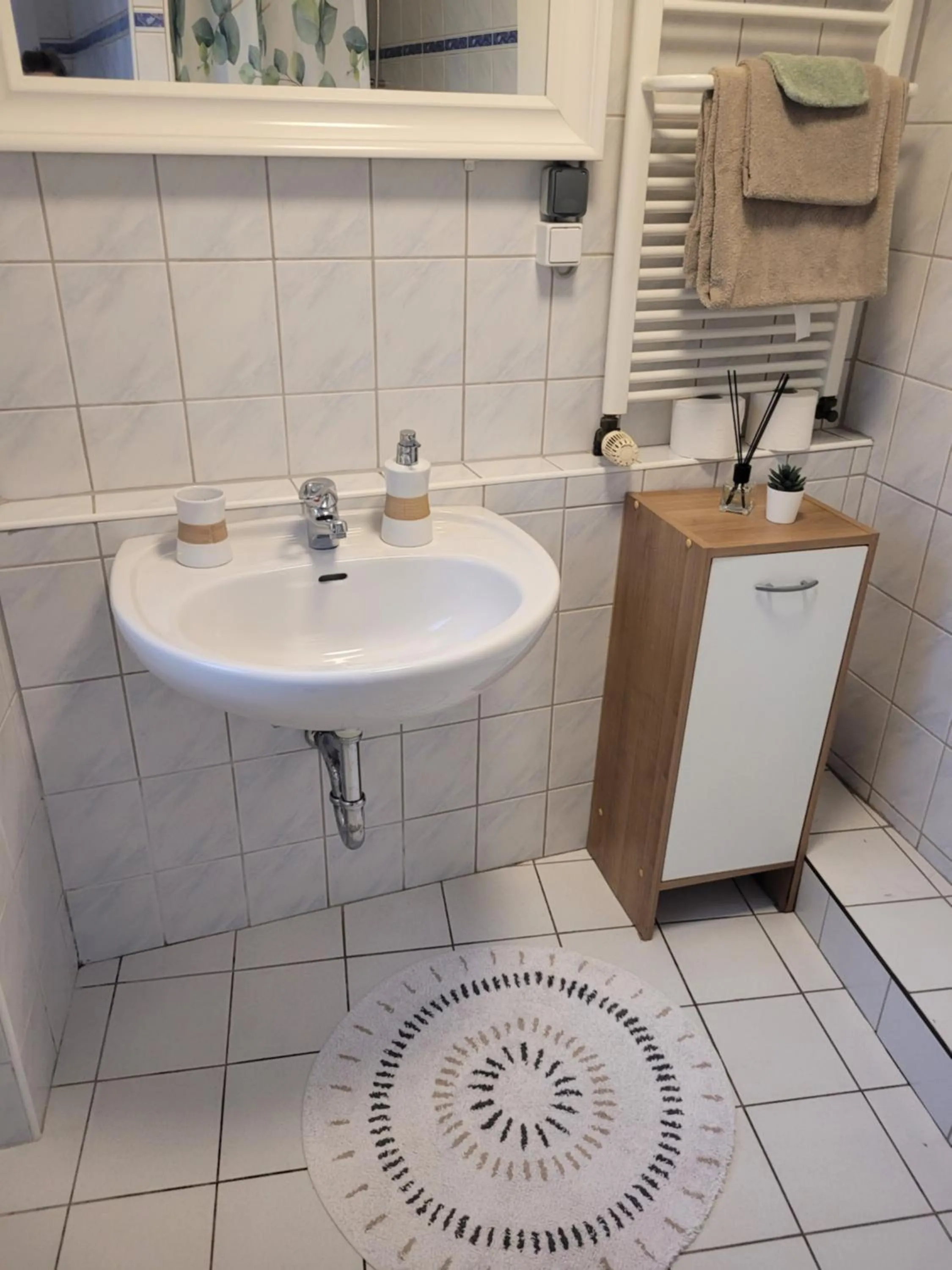 Bathroom in Gästehaus Kampik