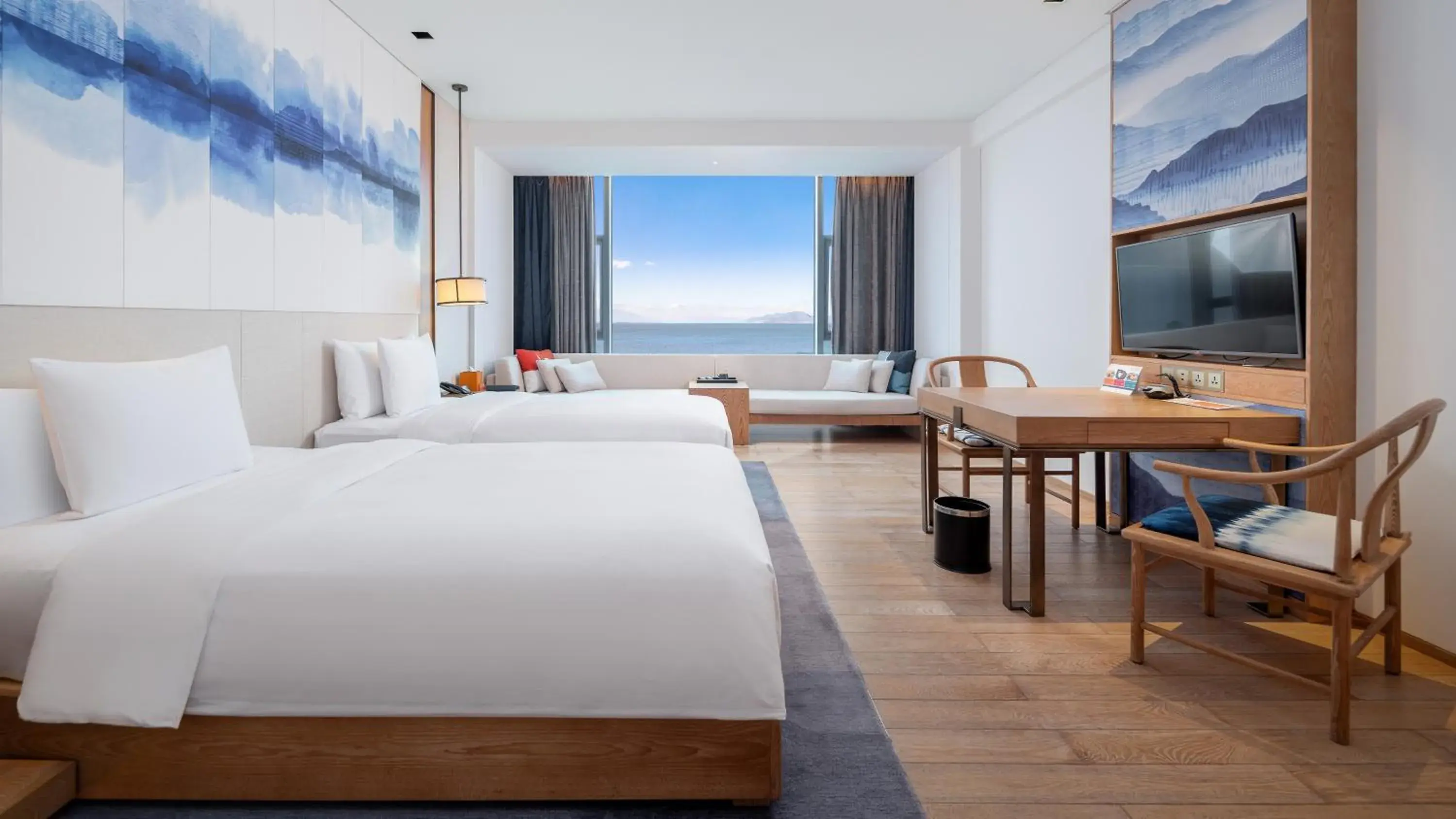 View (from property/room), Bed in Hotel Indigo Dali Erhai by IHG View (from property/room), Bed in Hotel Indigo Dali Erhai by IHG