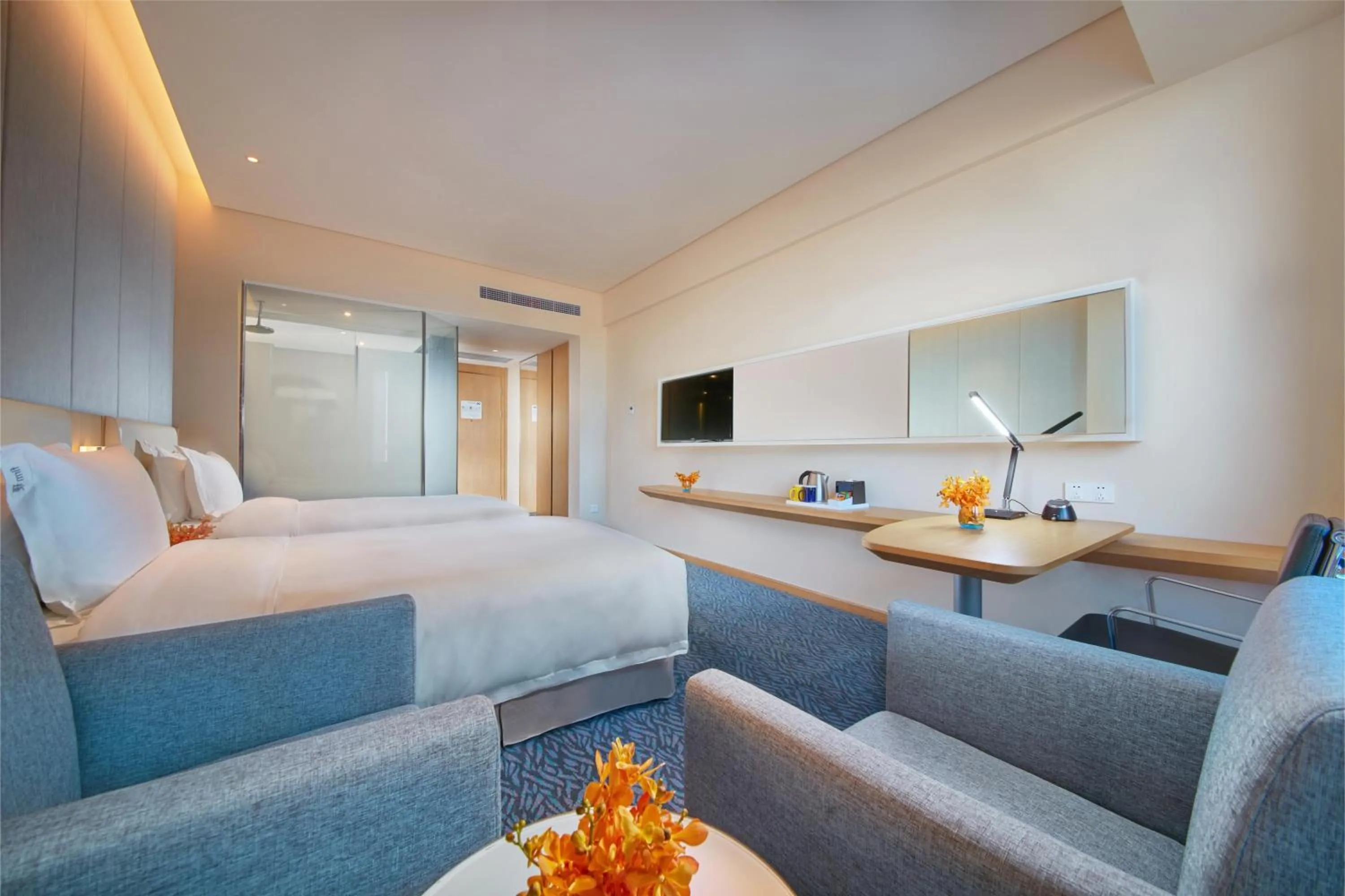 Bed in Holiday Inn Express Nantong Textile City by IHG