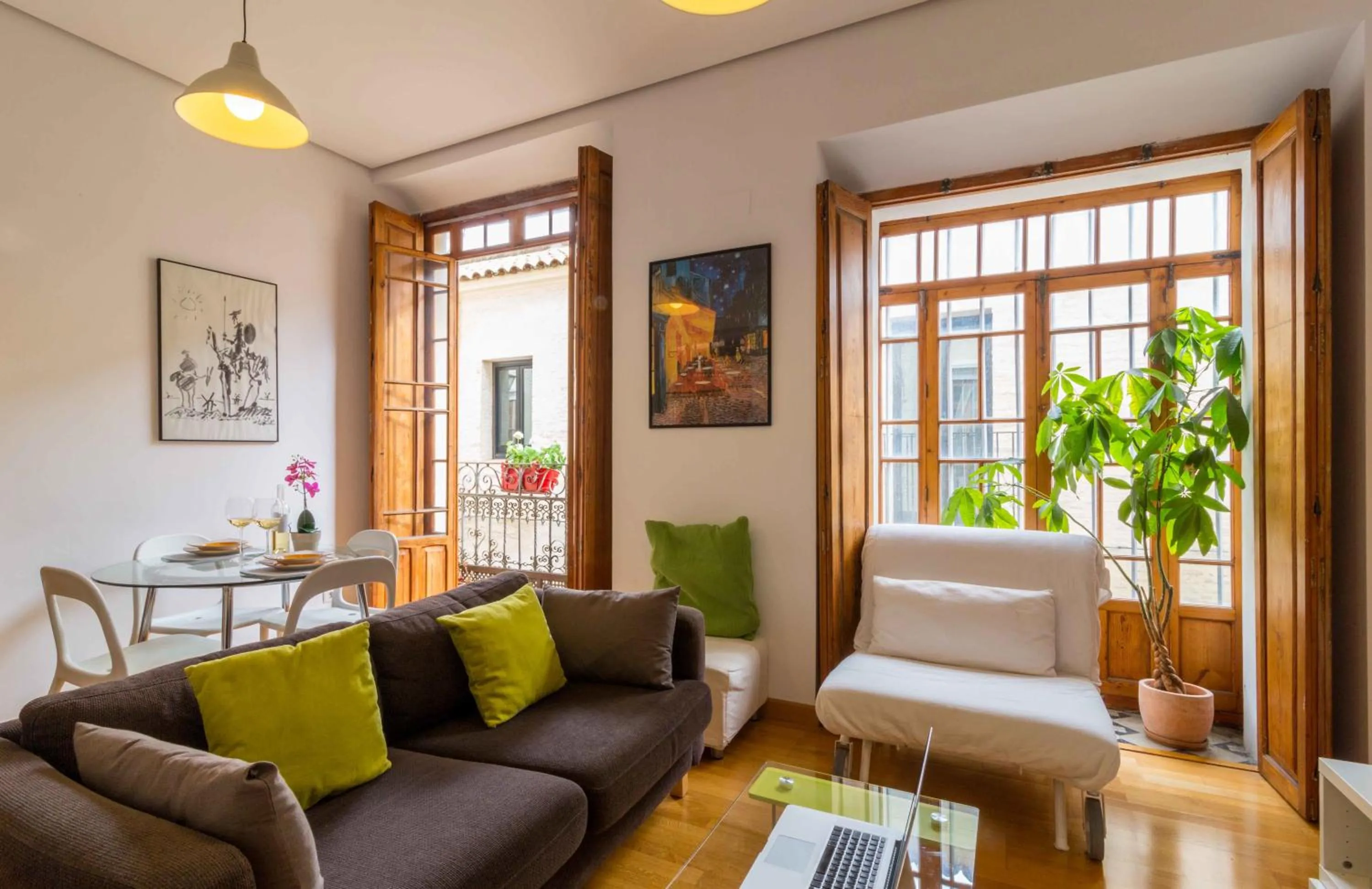 Living room in La Casa del Conde de Gelves Apartments