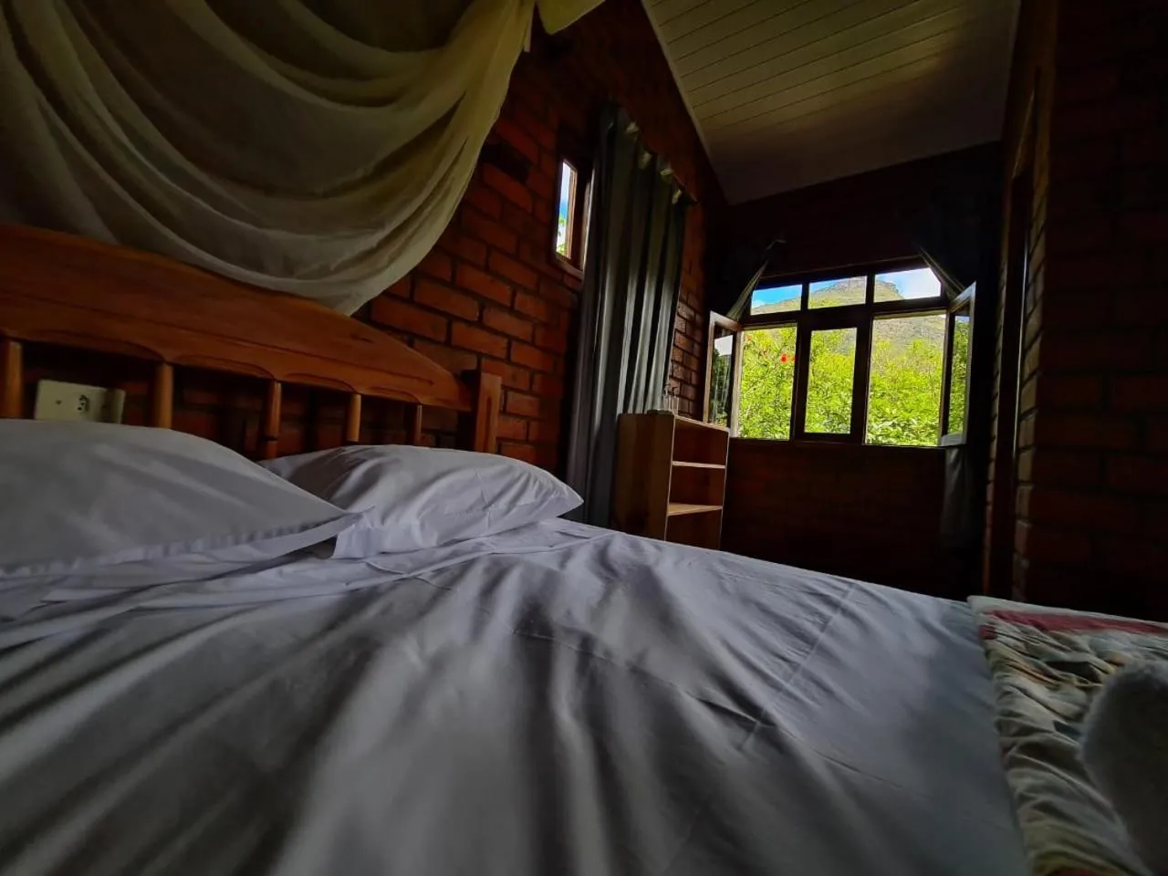 Bedroom, Bed in Casa da Trilha