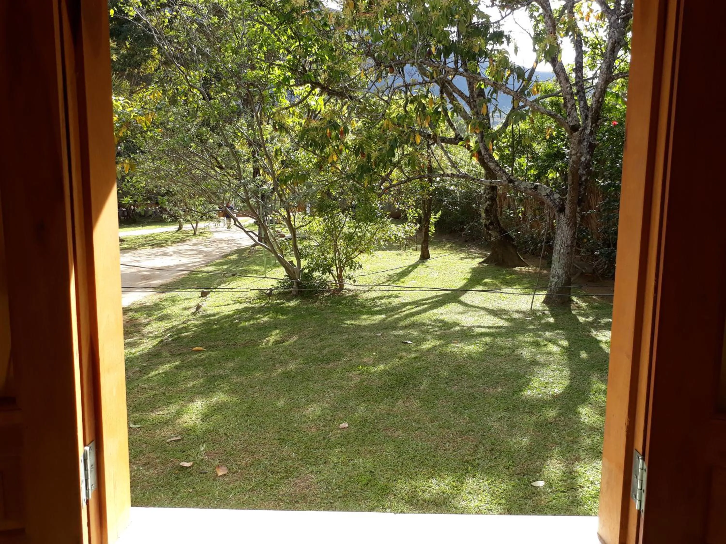 Garden view in Casa da Trilha