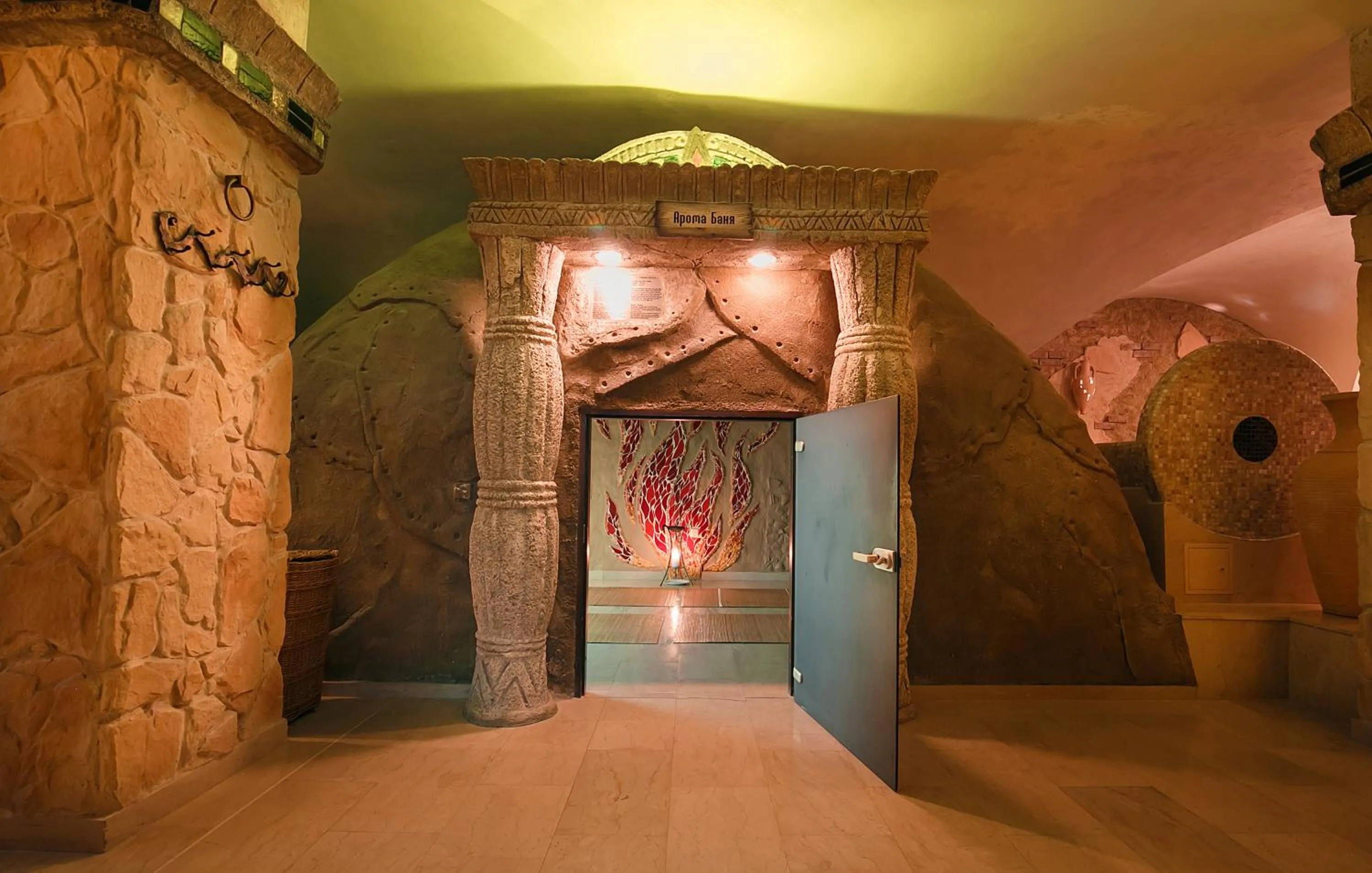 Sauna in Tsunami Spa Hotel