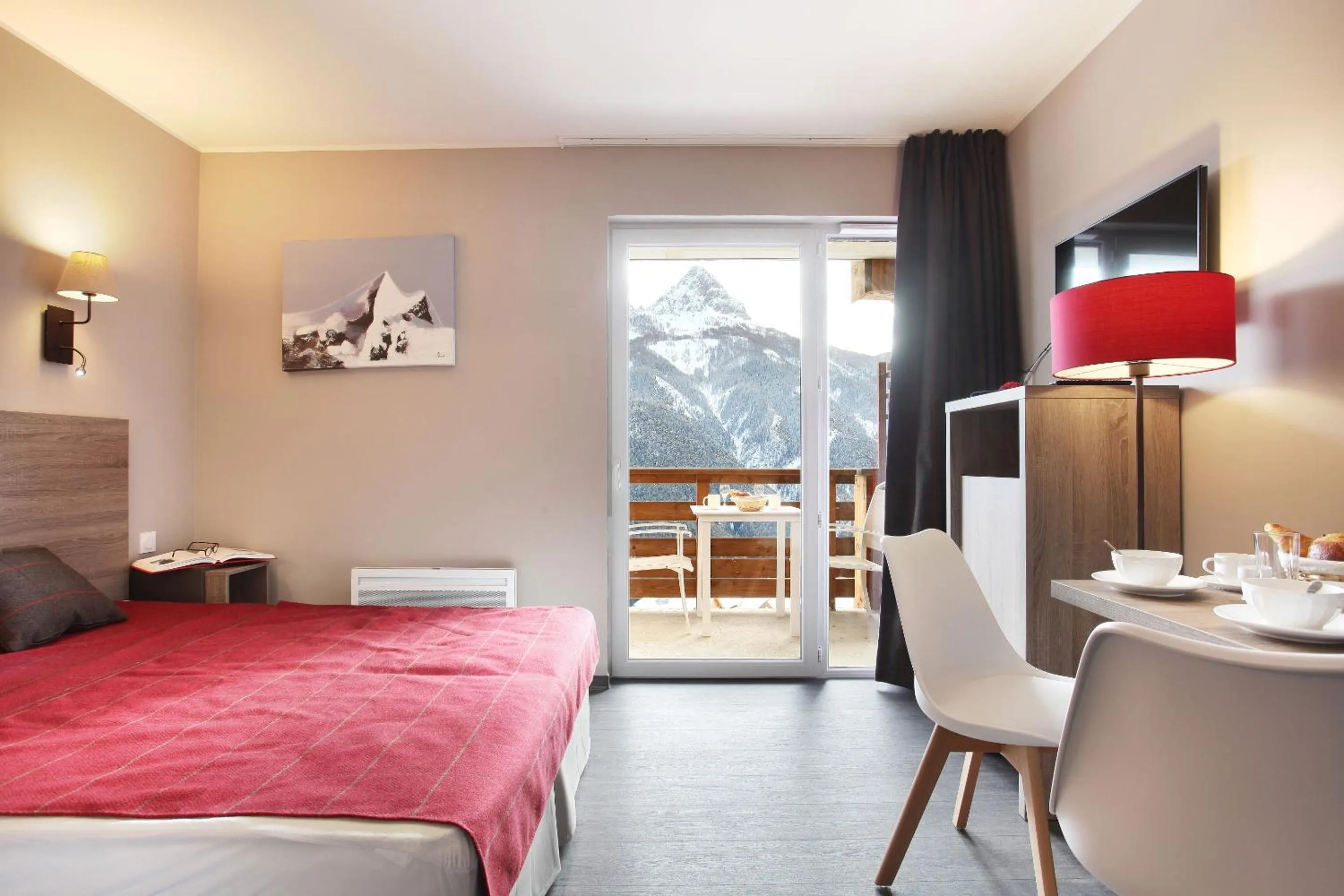 Bedroom, Bed in Résidence Odalys Le Village de Praroustan