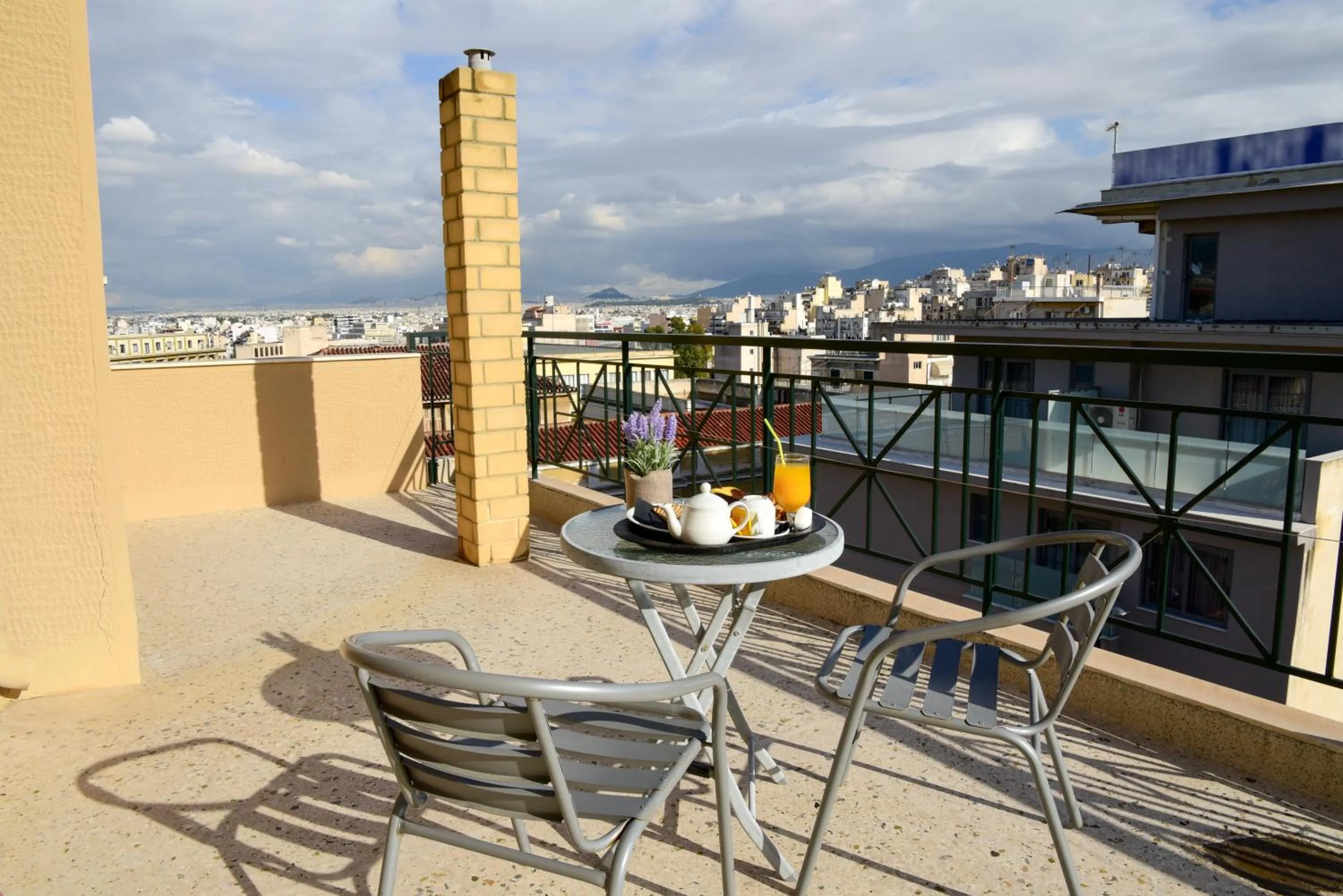 Balcony/Terrace in Eva Hotel Piraeus