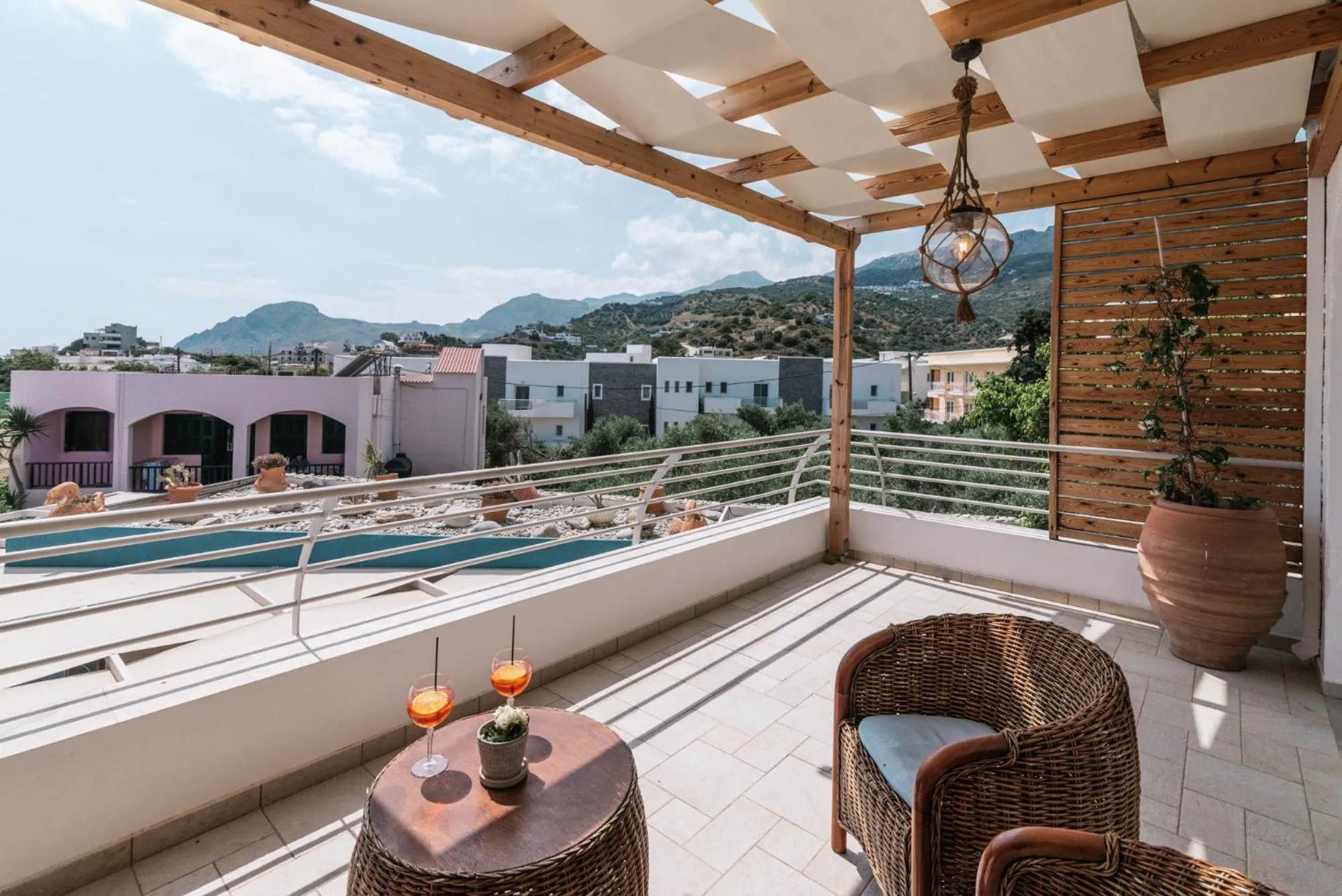 Pool view in Myrtis Spa Hotel