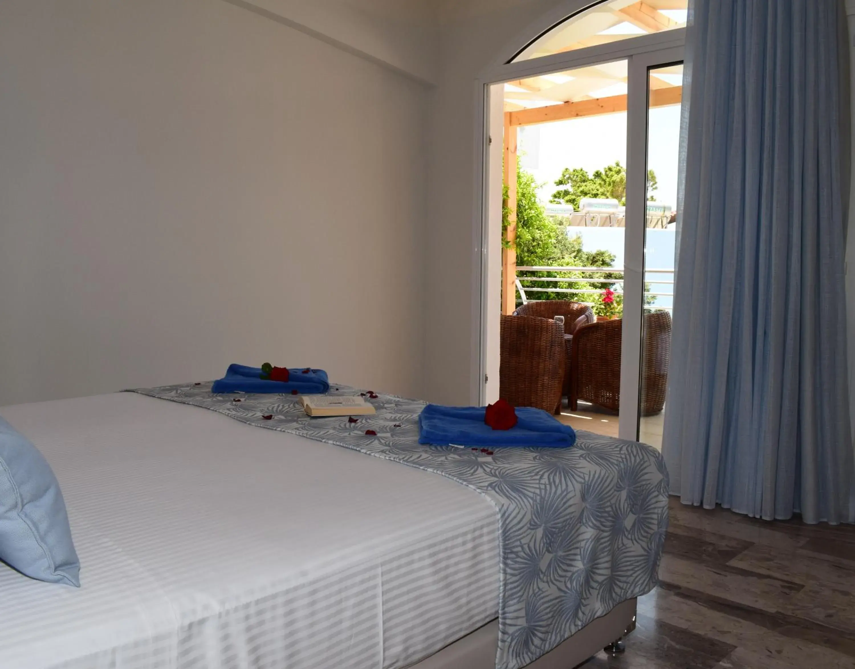 Bed in Myrtis Spa Hotel Bed in Myrtis Spa Hotel