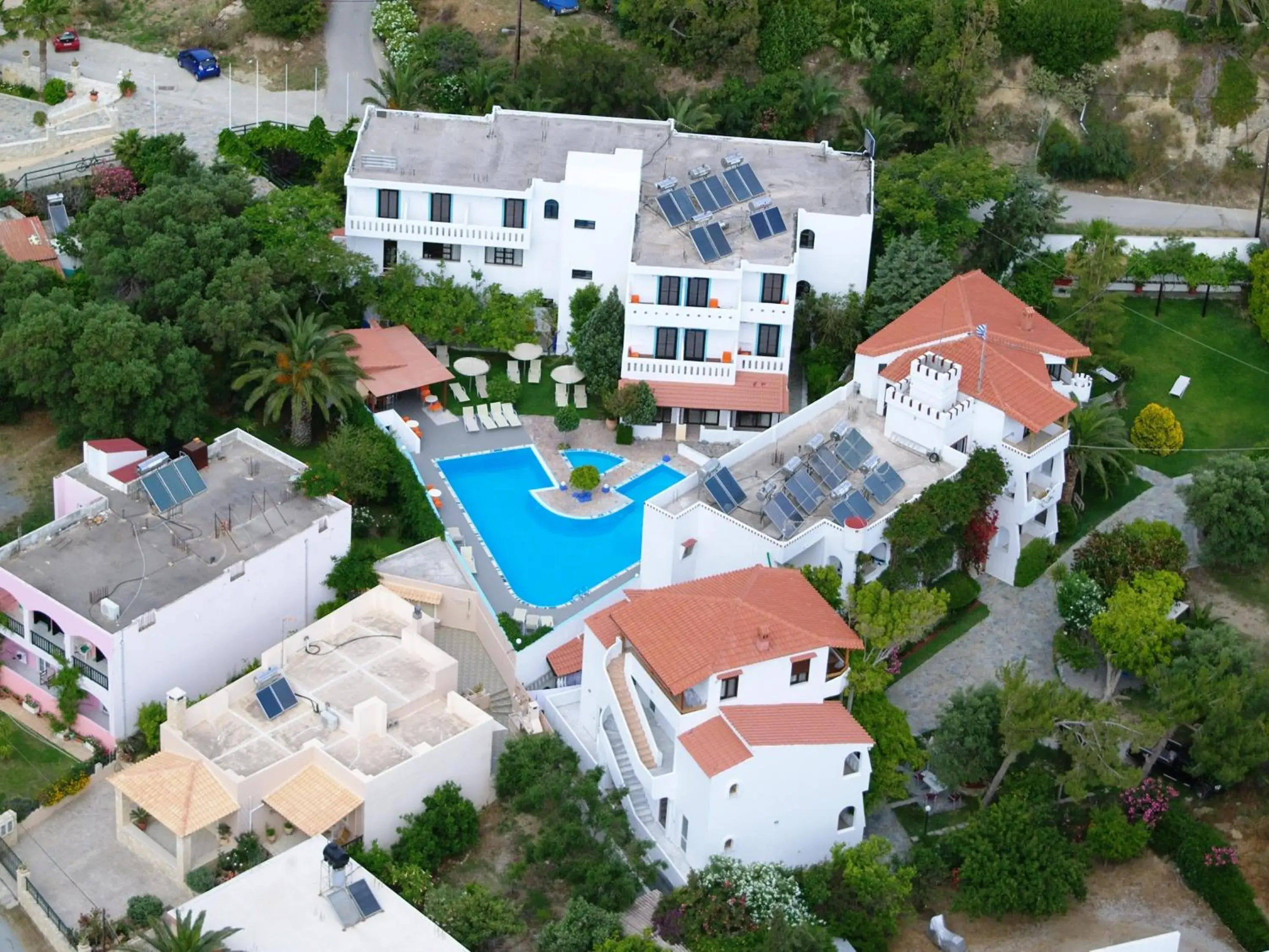 Bird's eye view in Myrtis Spa Hotel Bird's eye view in Myrtis Spa Hotel